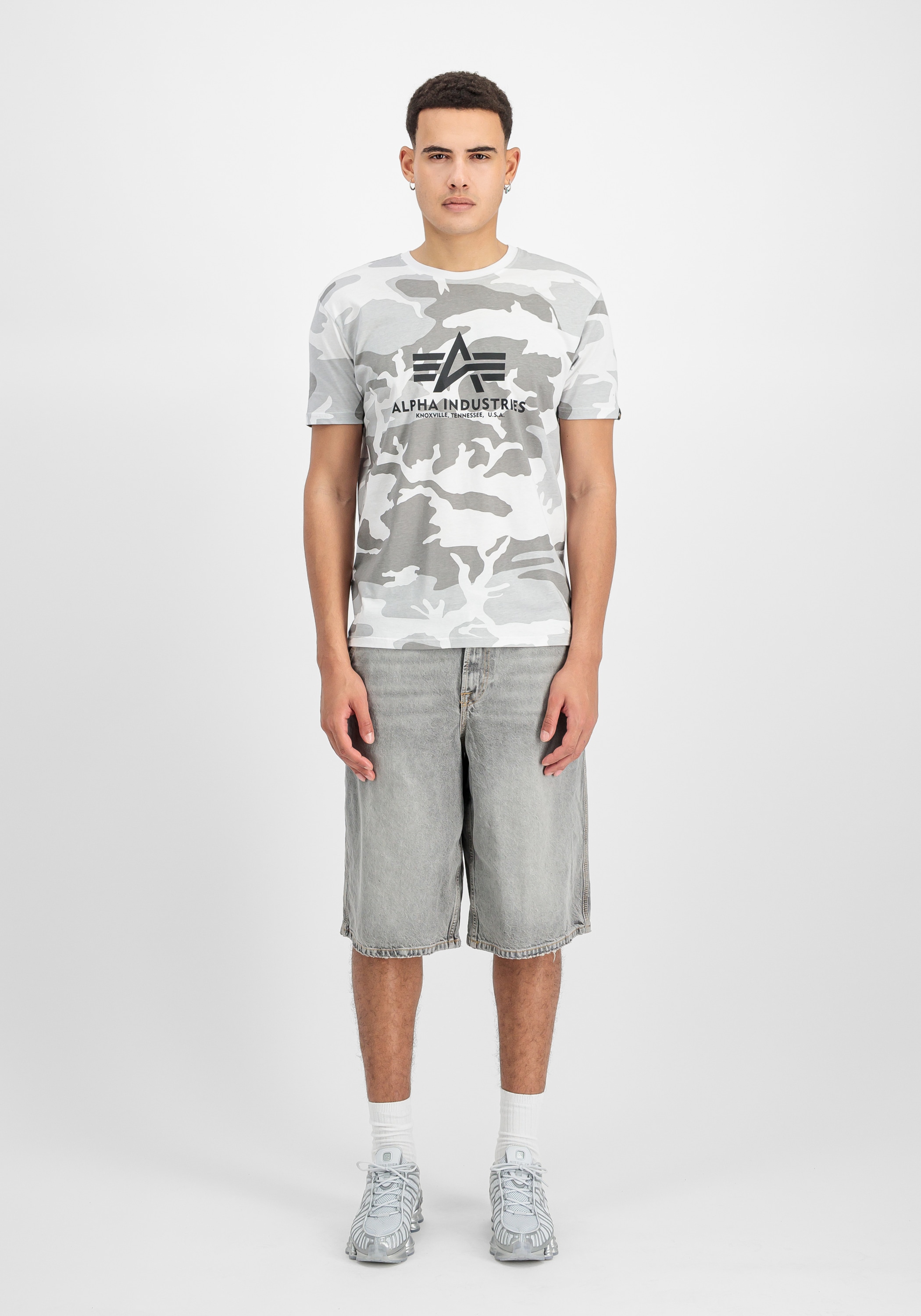 Alpha Industries T-Shirt »Alpha Industries Men - T-Shirts Basic T-Shirt BL Camo«