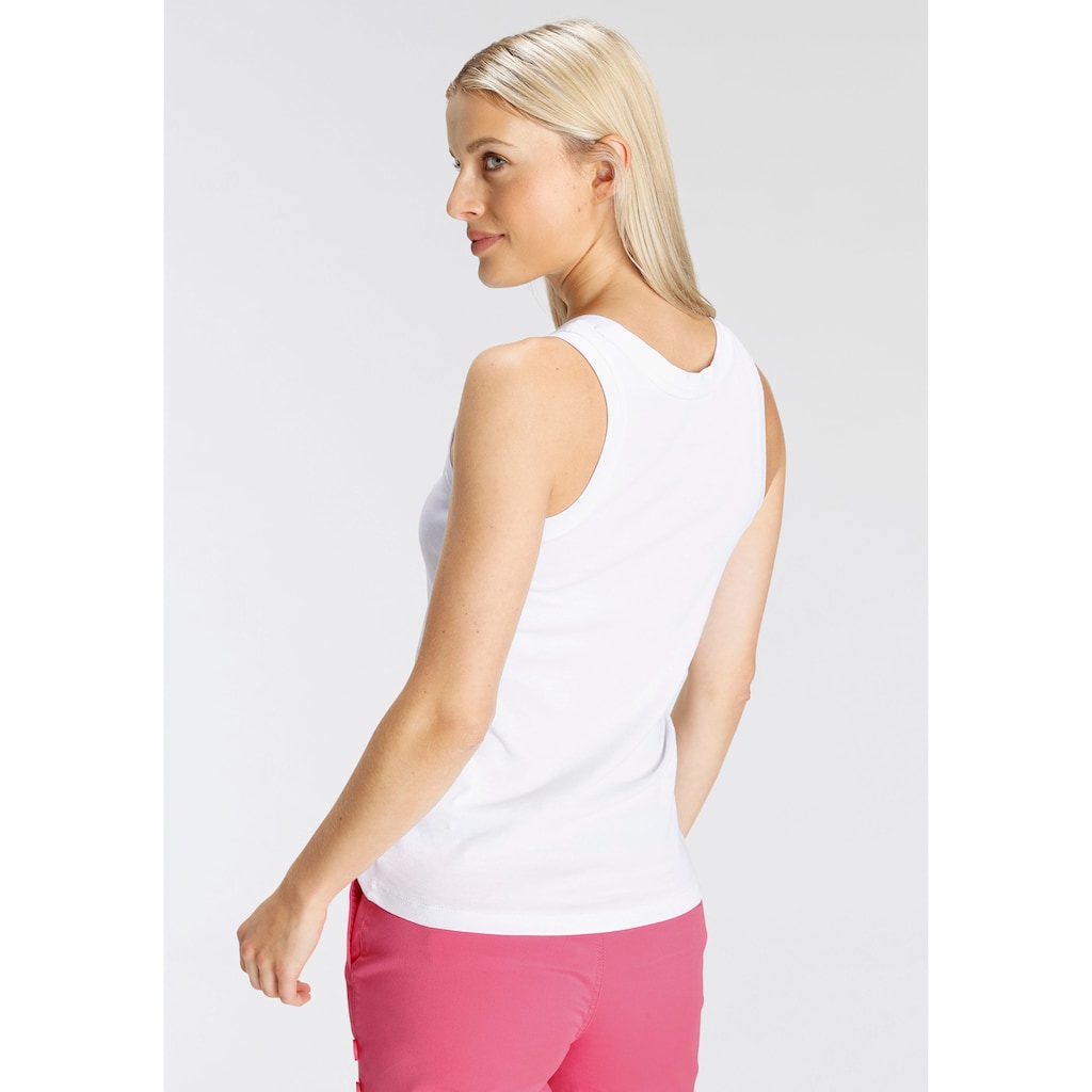 DELMAO Tanktop, (Spar-Set, 2 tlg., 2er-Pack)