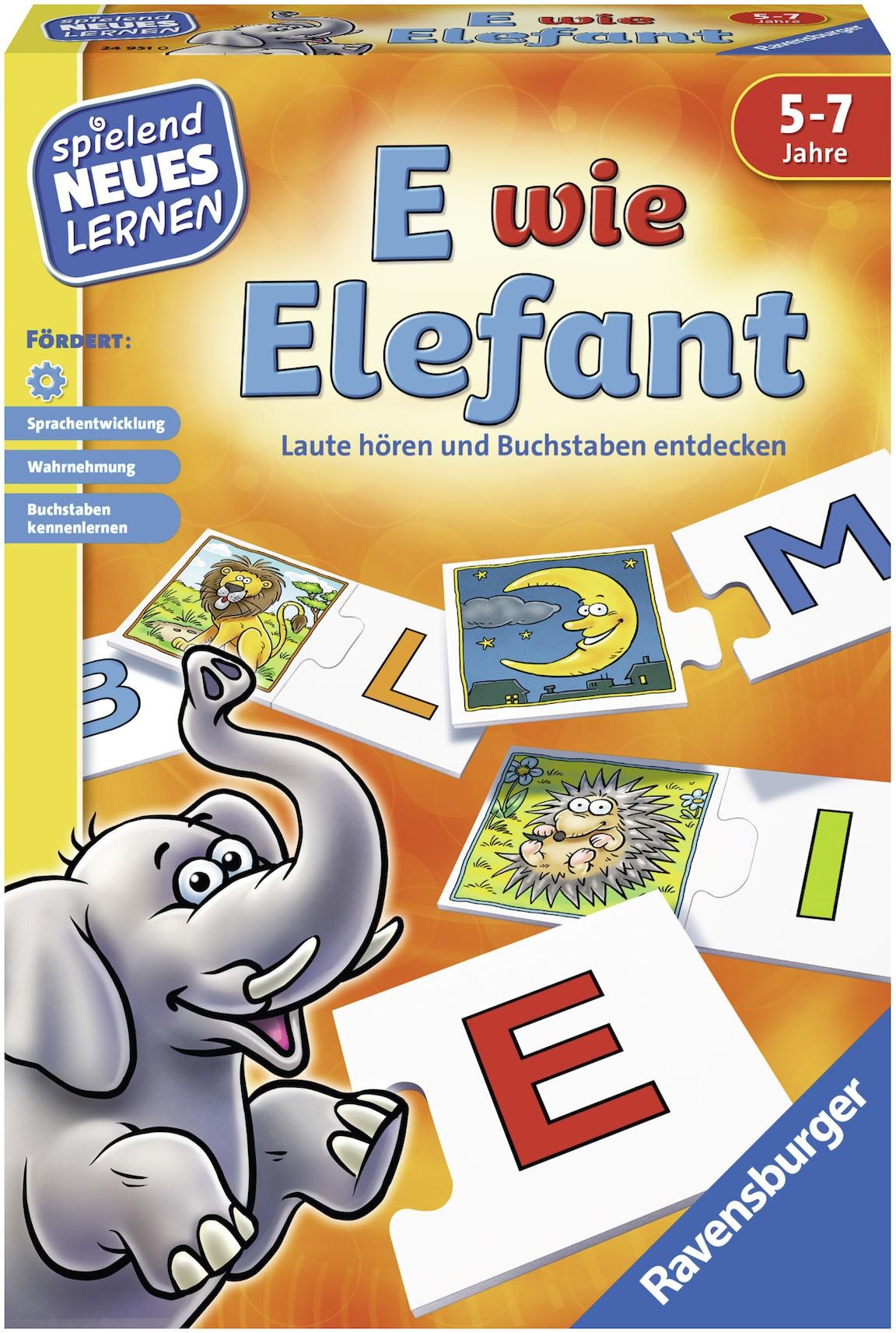 Ravensburger Spiel »E wie Elefant«, Made in Europe, FSC® - schützt Wald - weltweit