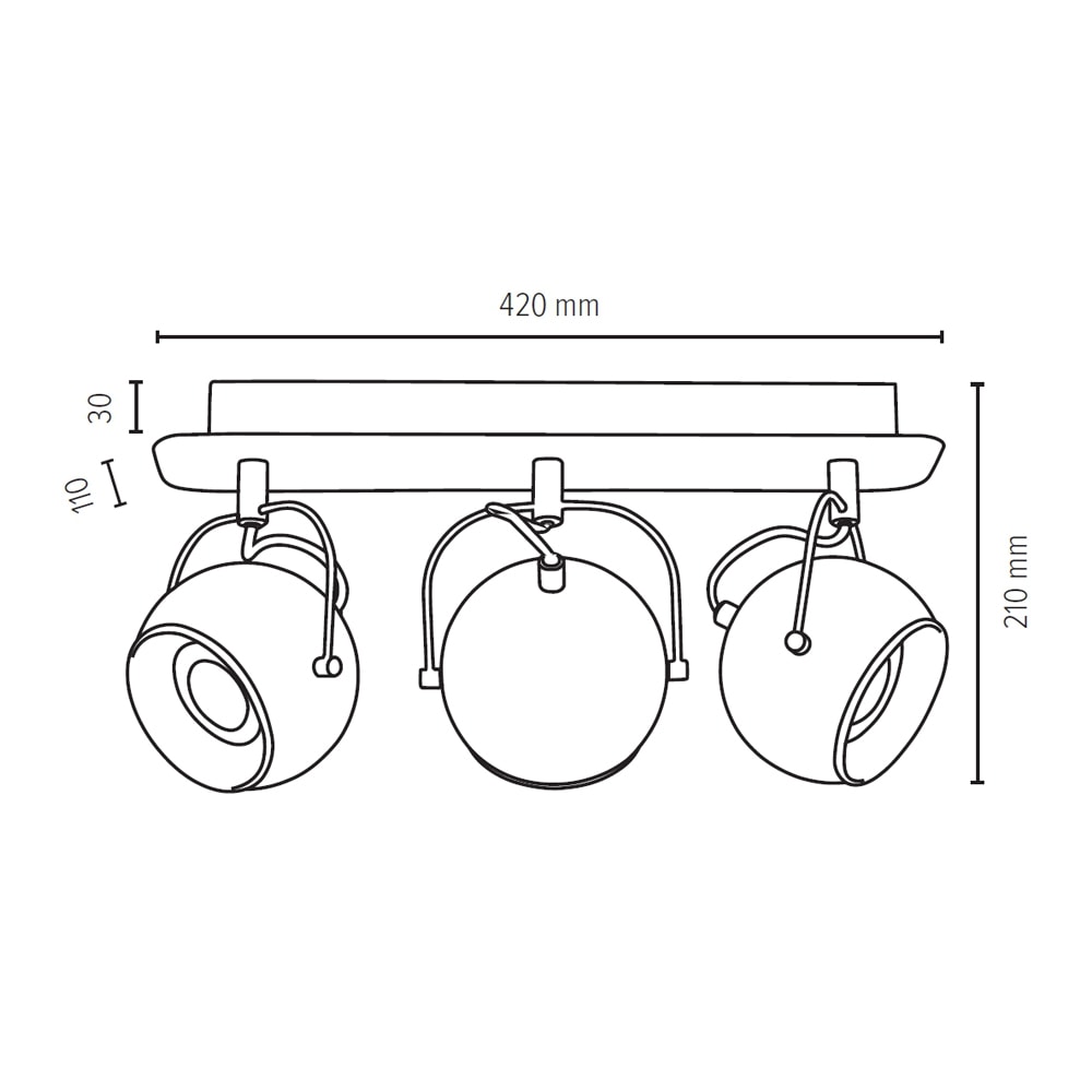 dreh- wechselbar, Online Light Spot Deckenleuchte LED-Leuchtmittel »BALL«, LED flammig-flammig, Shop OTTO und Inkl., schwenkbarer 3 im SPOT