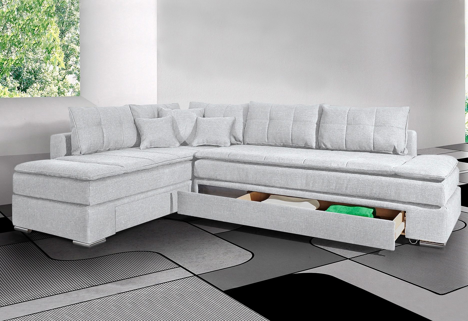 INOSIGN Ecksofa »Night & Day L-Form«, mit Dauer-Schlaffunktion