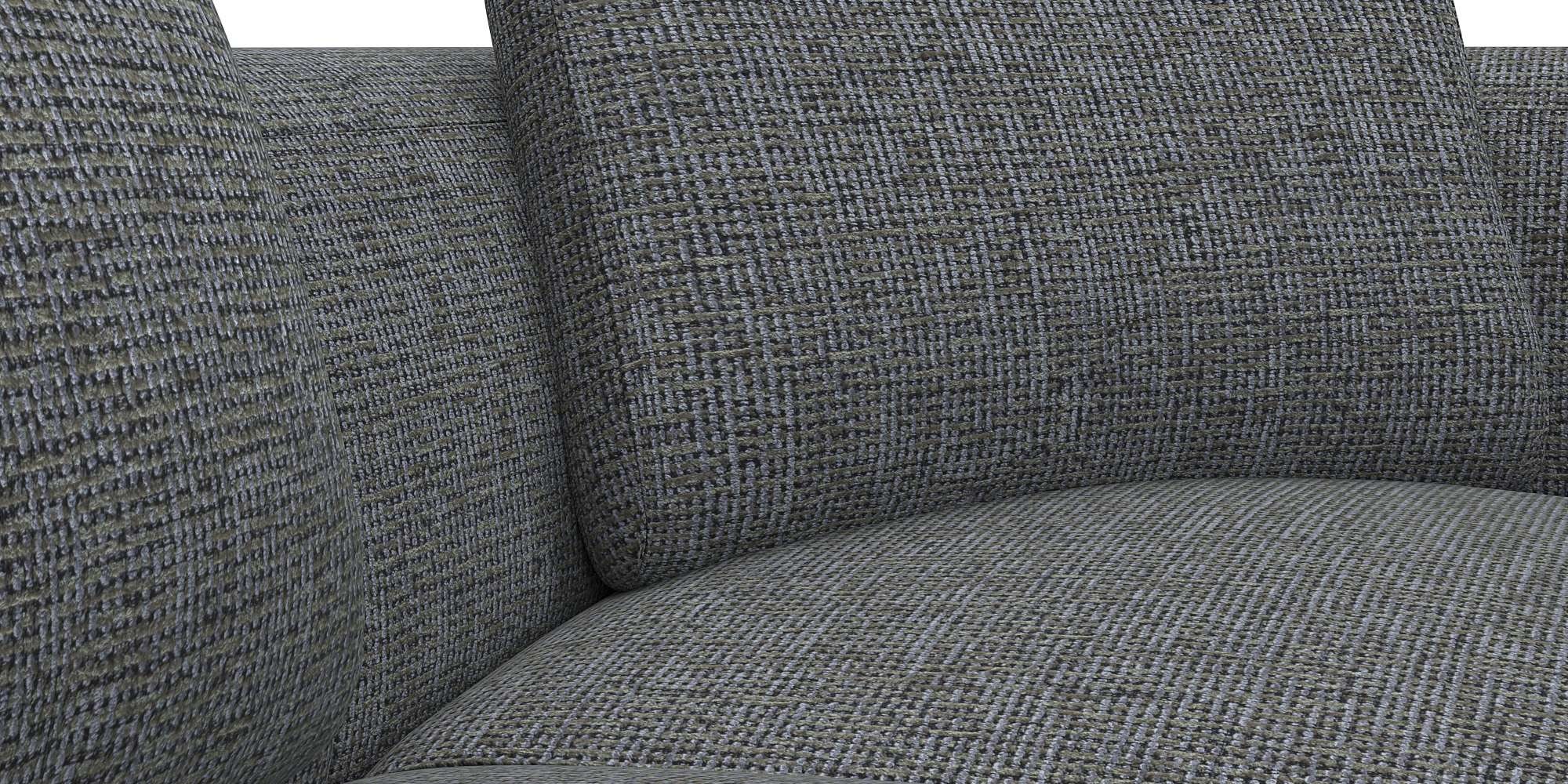 FLEXLUX Ecksofa »Torino, rund, L-Form, Sofa-Ecke mit Ottomane«, Modernes, organisches Sofa-Design, Kaltschaum, Wellenunterfederung