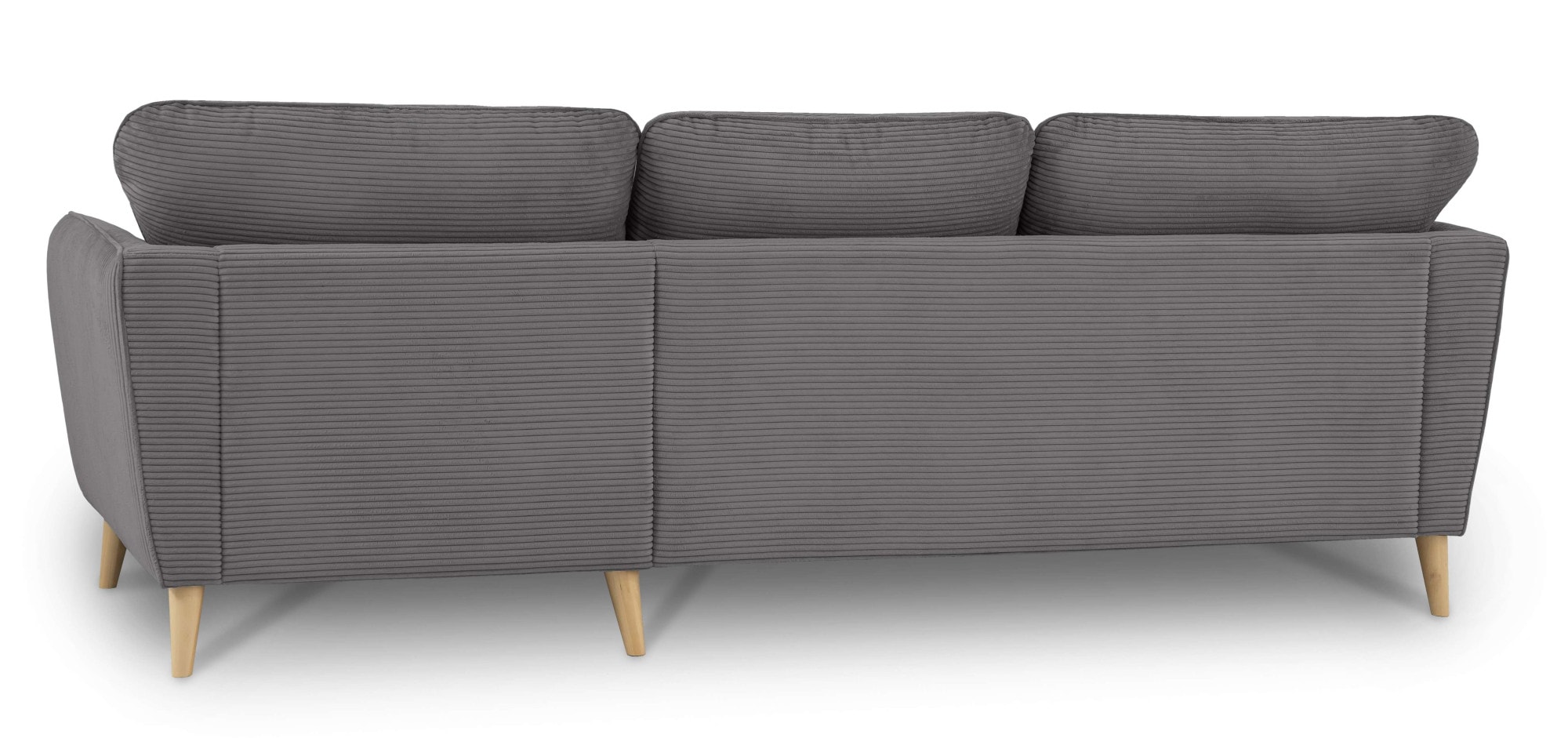 Home affaire Ecksofa »MARSEILLE (242/152cm),L-Form, Rec. rechts/links«, Massivholzbeine aus Eiche, in verschieden Bezügen und Farbvarianten