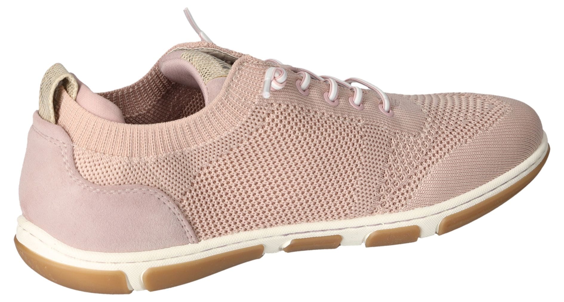 Mustang Shoes Slip-On Sneaker, Freizeitschuh, Halbschuh, Schlupfschuh, mit Elastik-Schnürsenkel