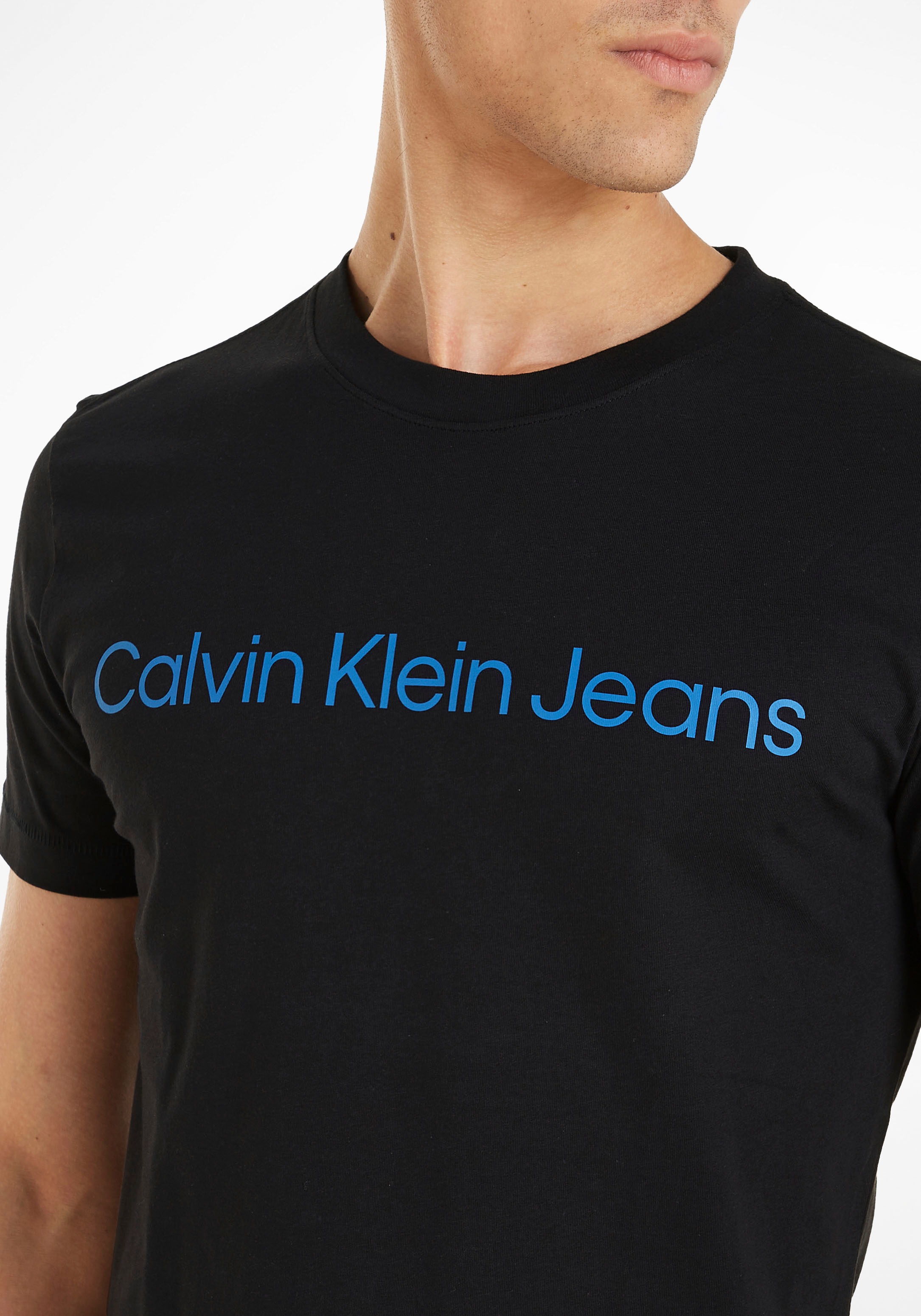Calvin Klein bei Calvin »INSTITUTIONAL T-Shirt LOGO«, Logoschriftzug mit online OTTO bestellen Jeans Klein