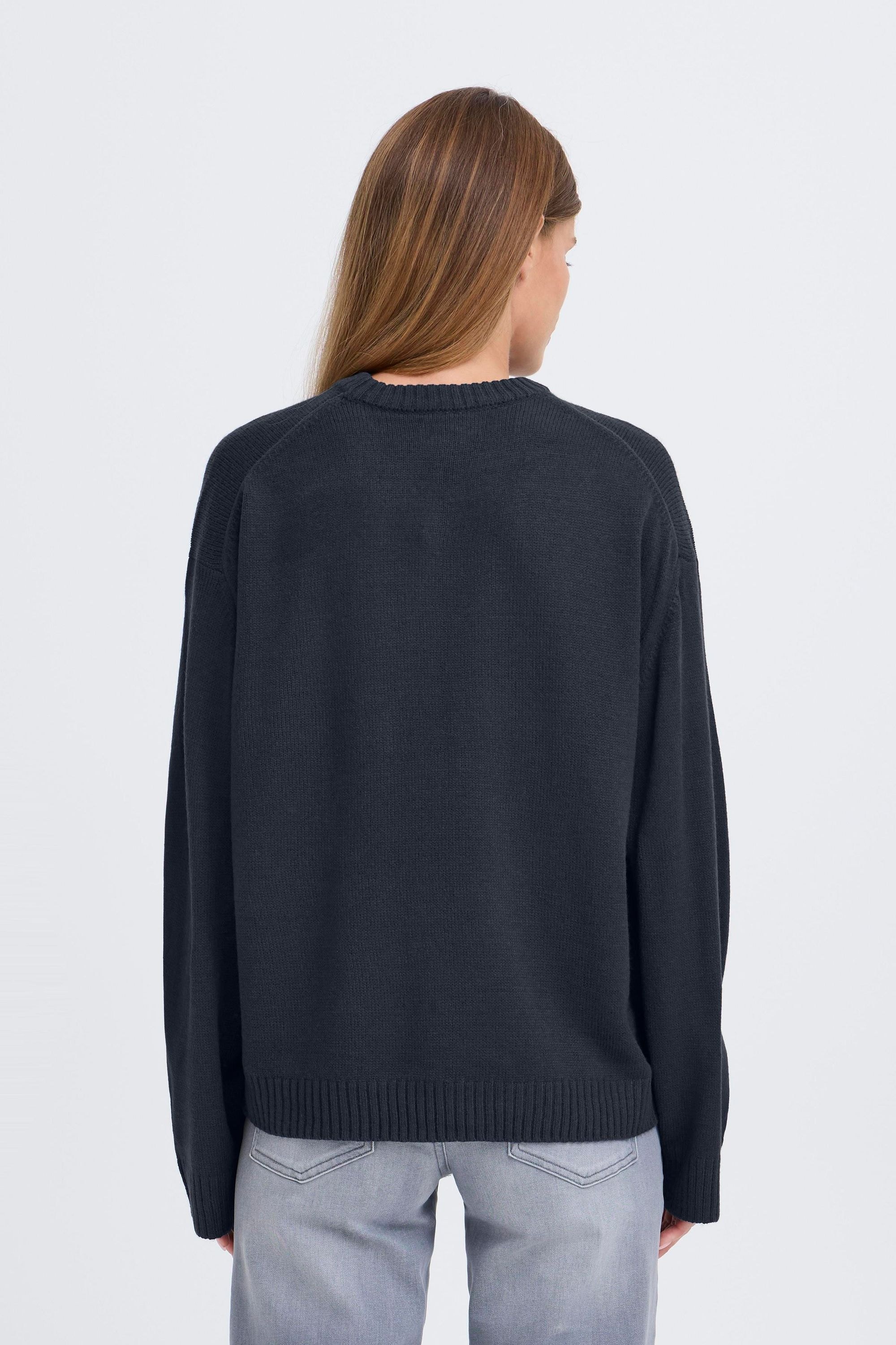 OXMO Strickfleece-Pullover »Strickpullover OXISAMSON«