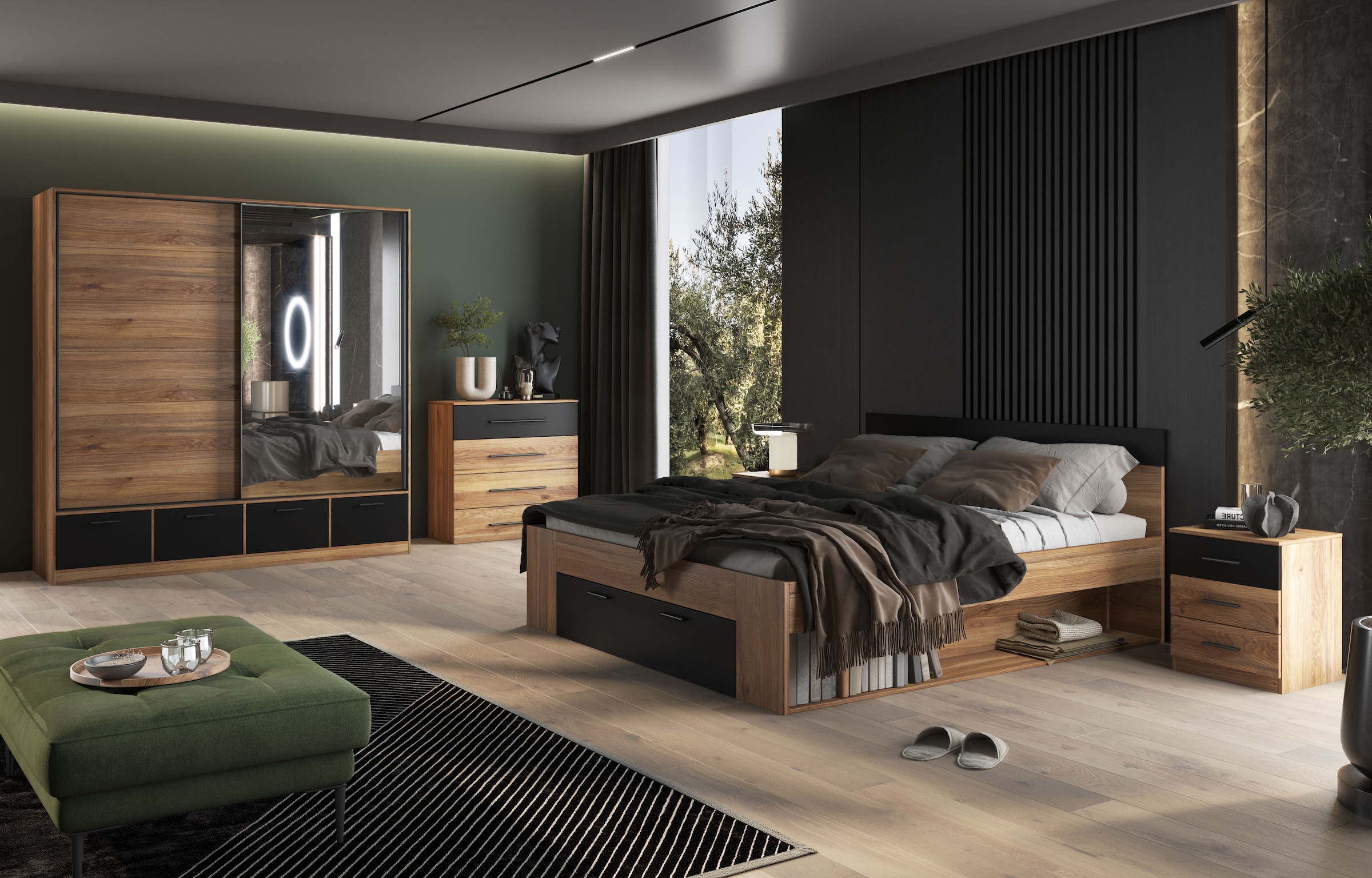 Home affaire Kommode »Faweza,Breite 91 cm, Schubladenkommode, Sideboard mit Schublden«, Mehrzweckschrank viel Stauraum