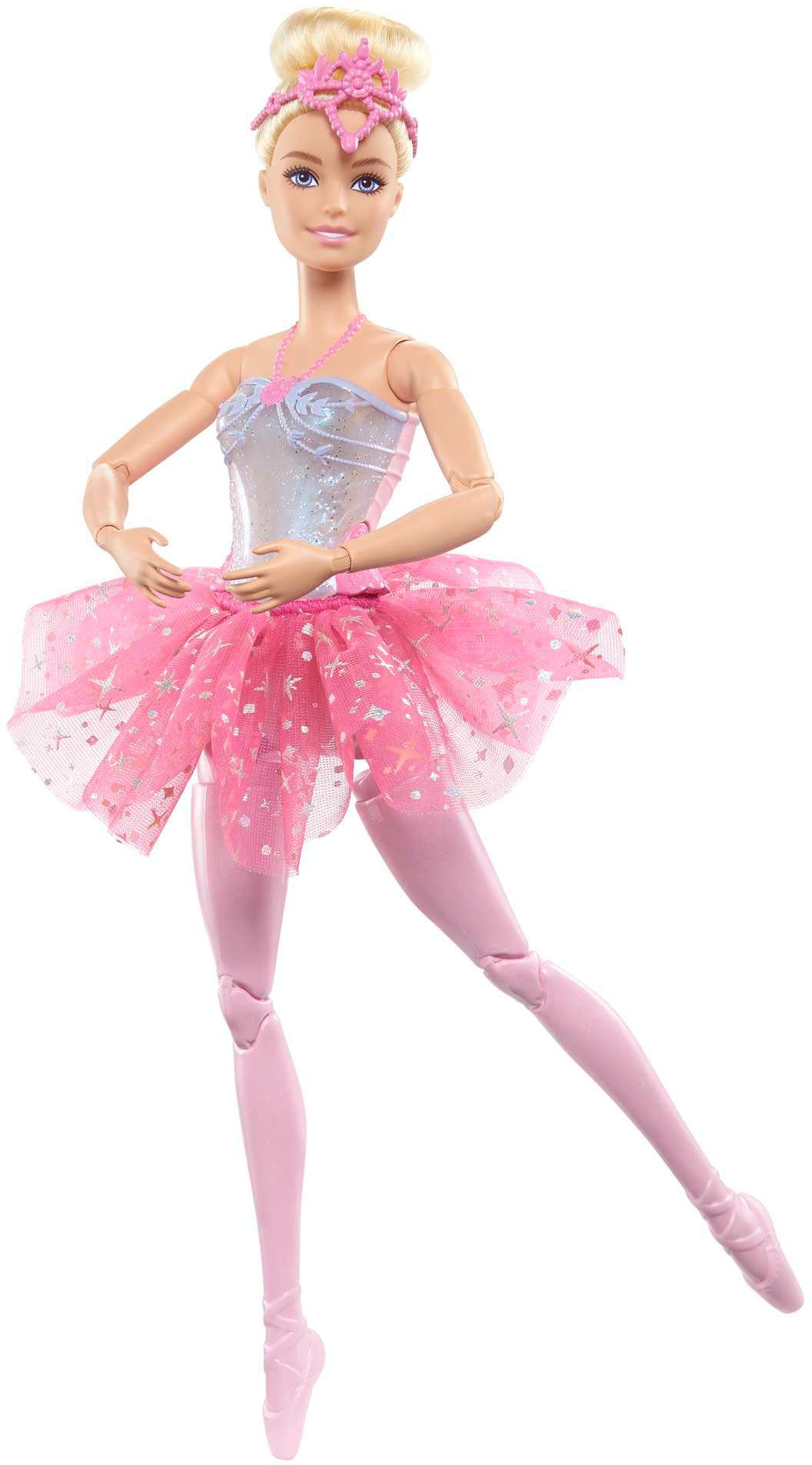 Barbie Anziehpuppe »Dreamtopia, Zauberlicht Ballerina (blond), Puppe mit Leucht-Kleid«