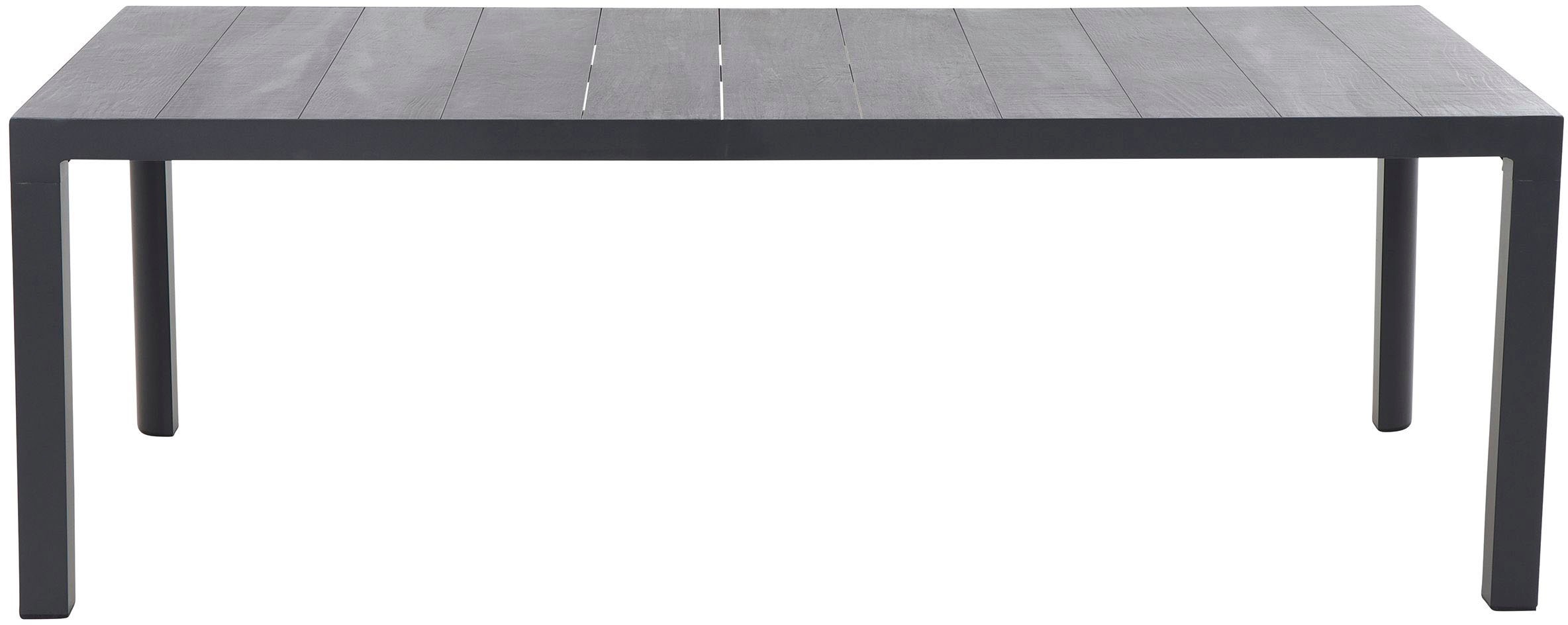 Siena Garden Garten-Essgruppe »Valencia/Ancona«, (Set, 15 tlg., 6 Sessel: 59x71x110 cm, Liege: 70x154x109,5 cm, Tisch: 220x100x74 cm), Polypropylen, Aluminium, Tischplatte aus Keramik, inkl. 7 Auflagen