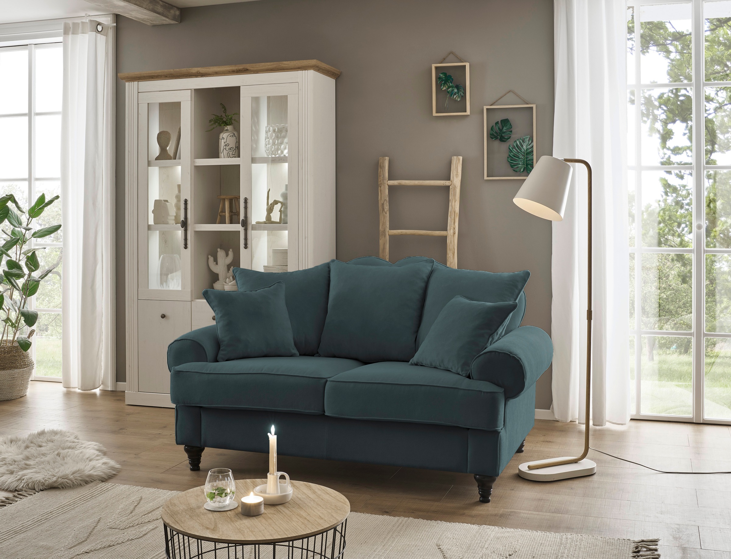 Home affaire 2-Sitzer »WESTMINSTER« mit Federkern-Polsterung