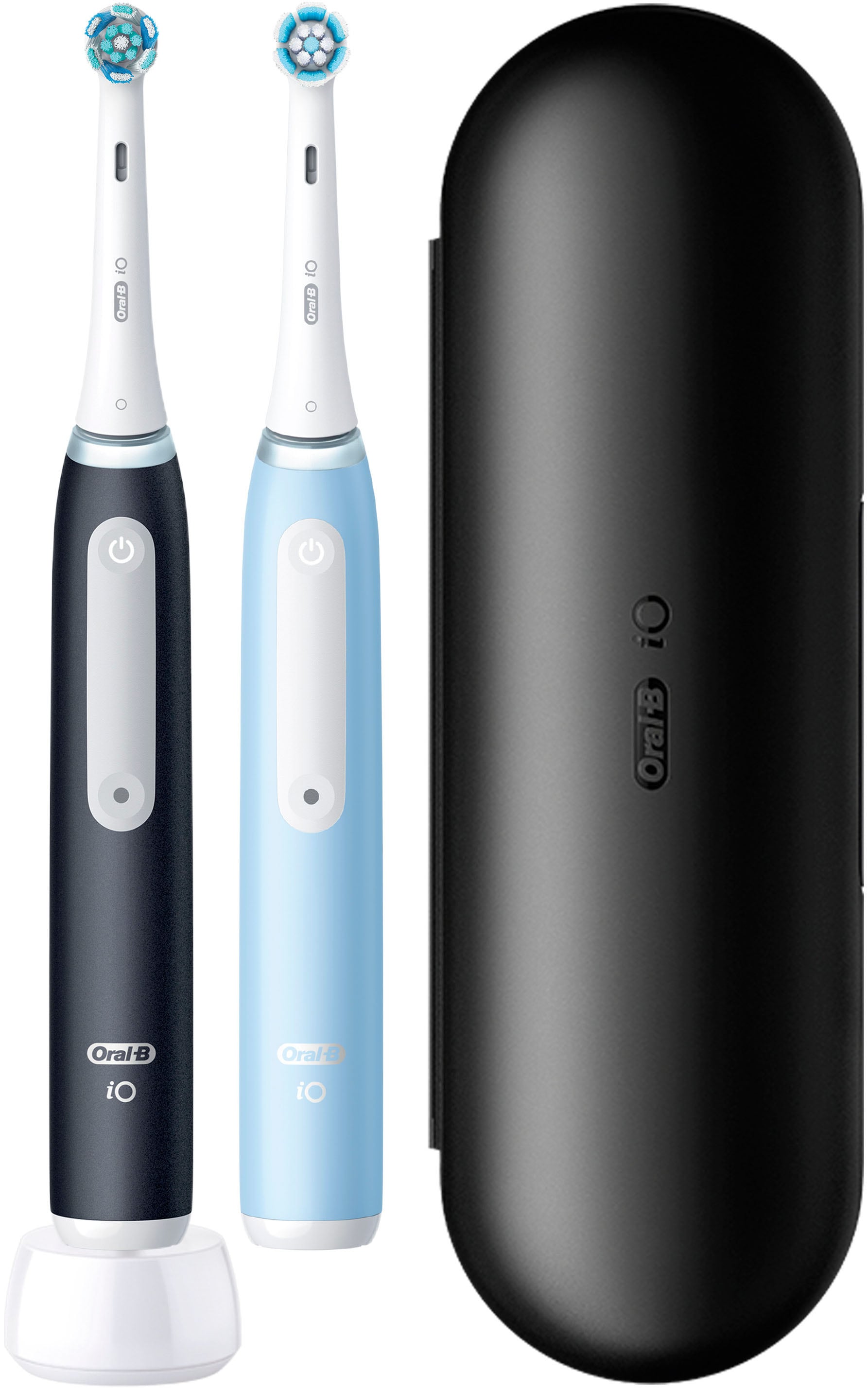 Oral-B Elektrische Zahnbürste »iO Series 3 Doppelpack« 2 Stk. Aufsteckbürsten Magnet-Technologie