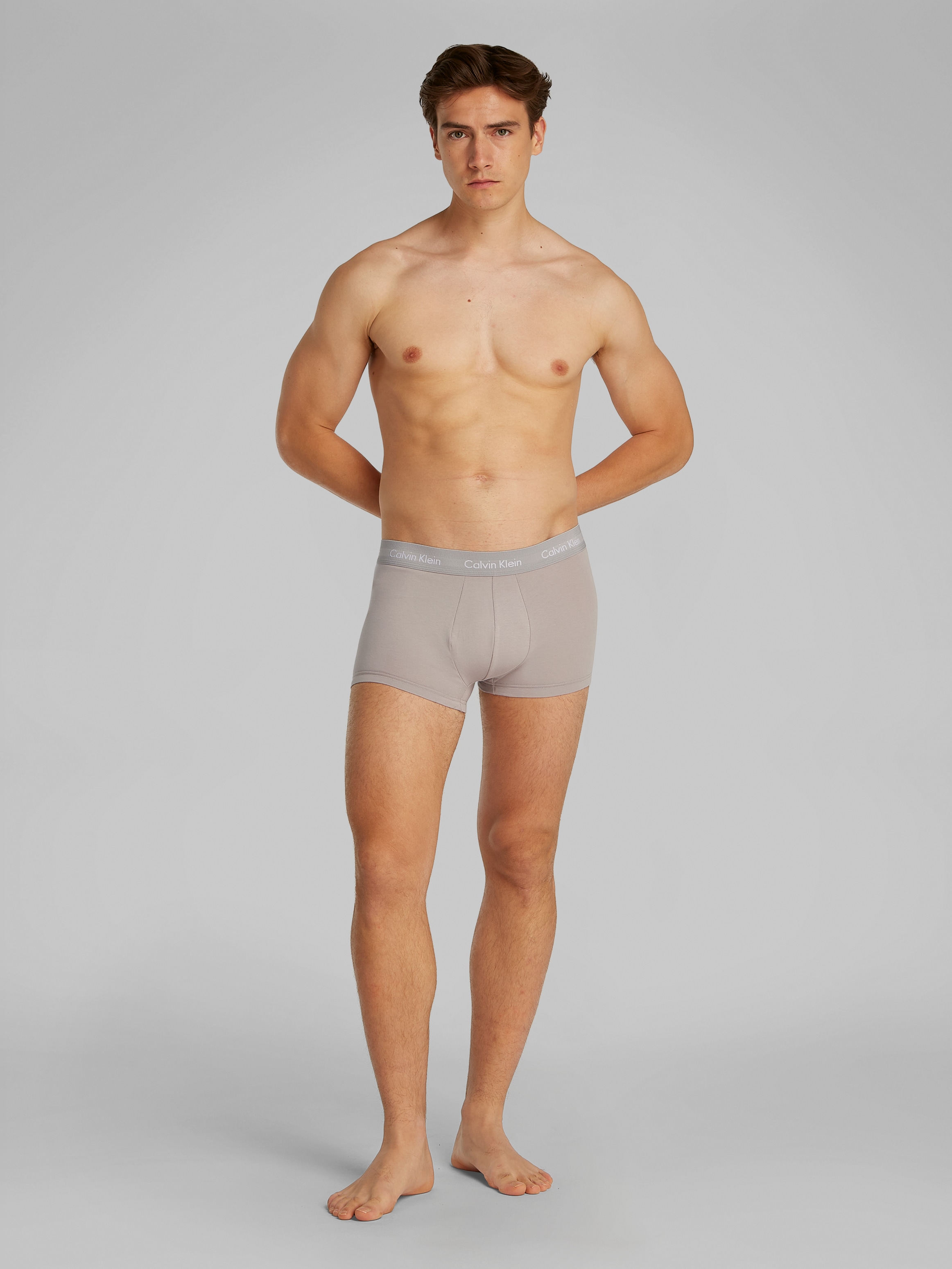 Calvin Klein Underwear Trunk »LOW RISE TRUNK 3PK« Packung, 3er-Pack, 3 Stk. mit Logoschriftzügen