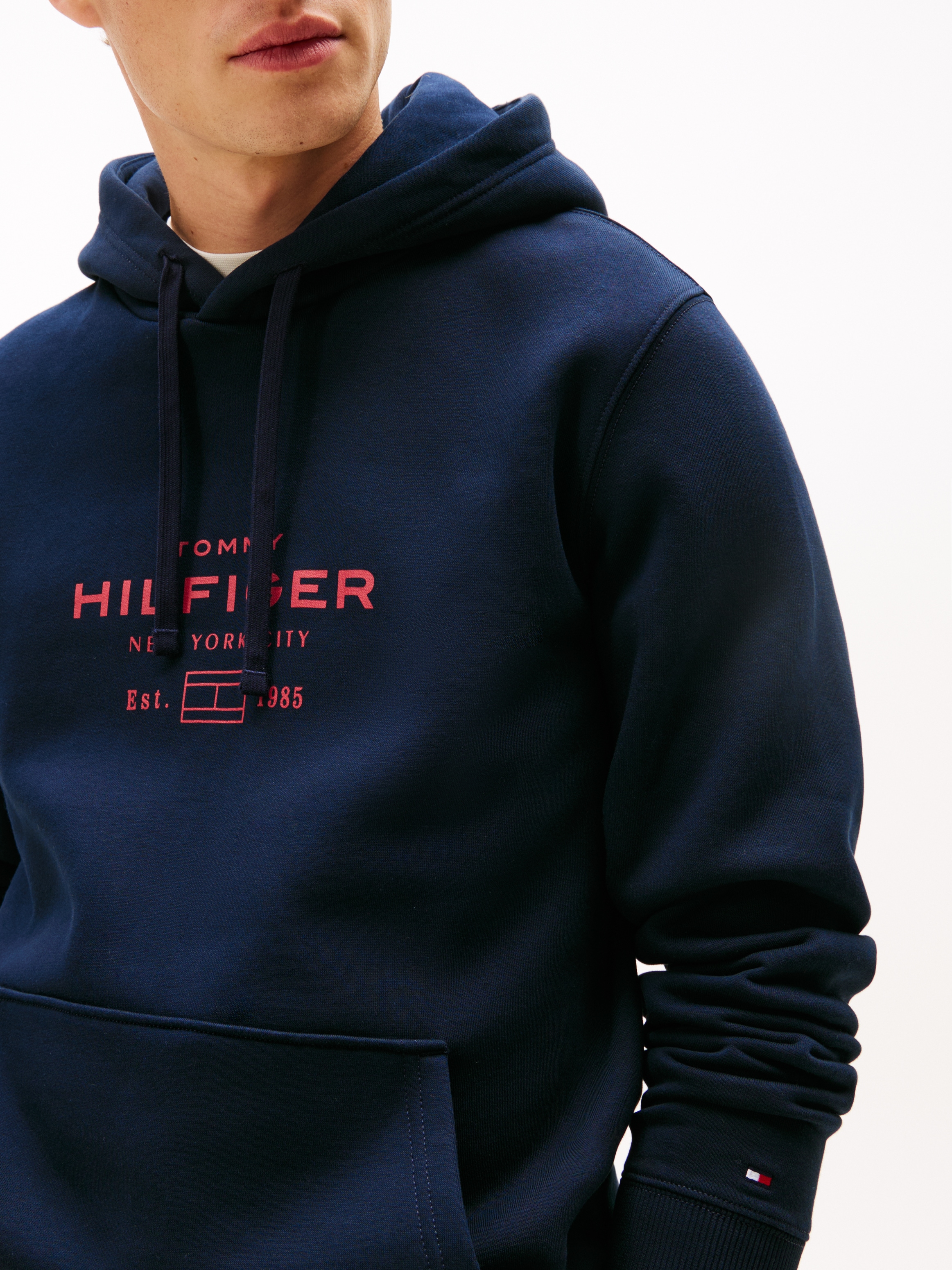 Tommy Hilfiger Kapuzensweatshirt »OVAL GRAPHIC HOODIE«, Regular fit
