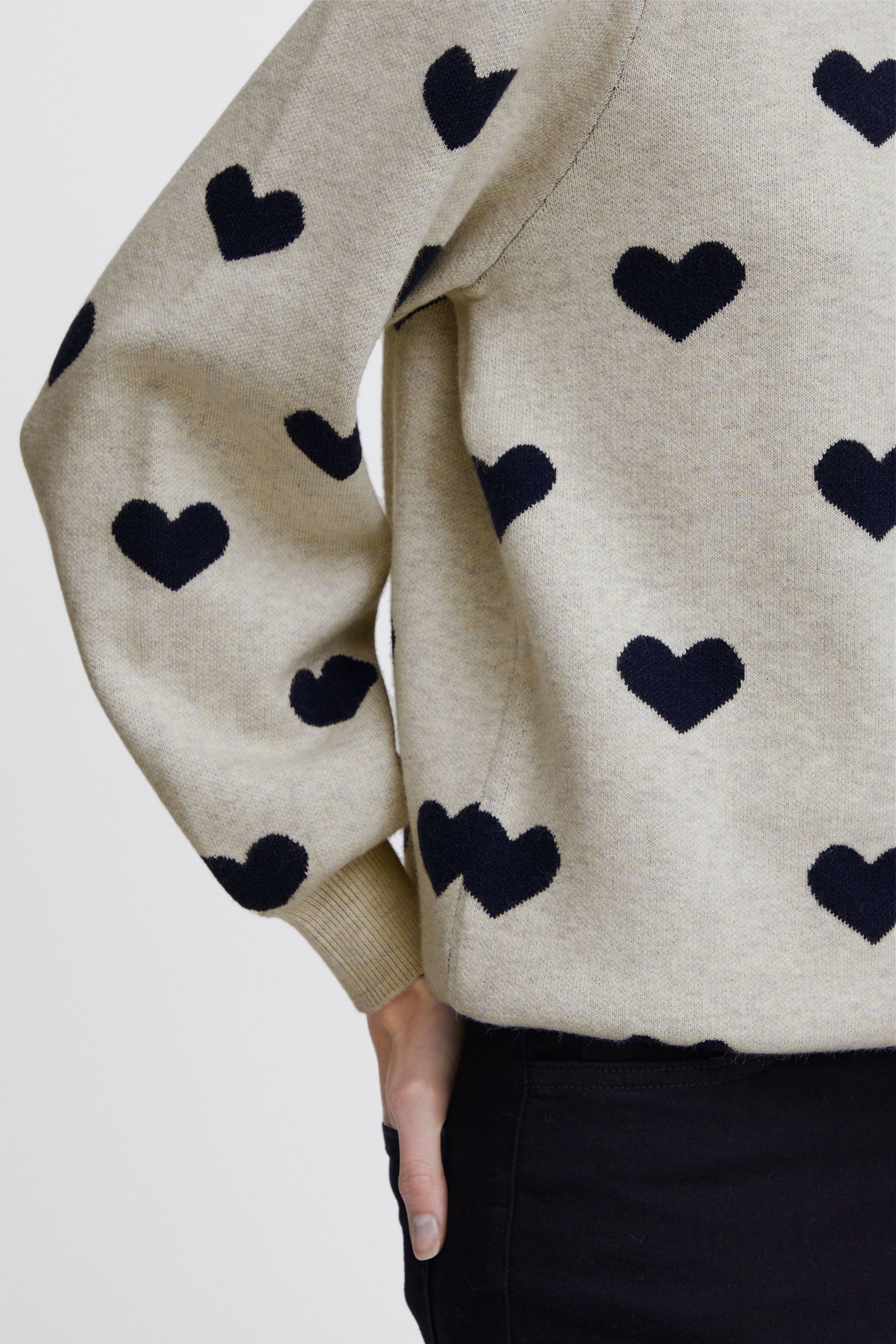 Ichi Strickfleece-Pullover »Strickpullover Damen Pullover - IHBRIELLE«
