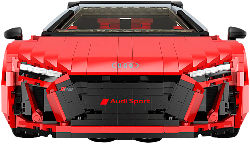 Jamara Konstruktions-Spielset »Audi R8 Spyder 1:14 rot Bricks«, (1440 St.), Maßstab 1:14, offiziell lizensiert