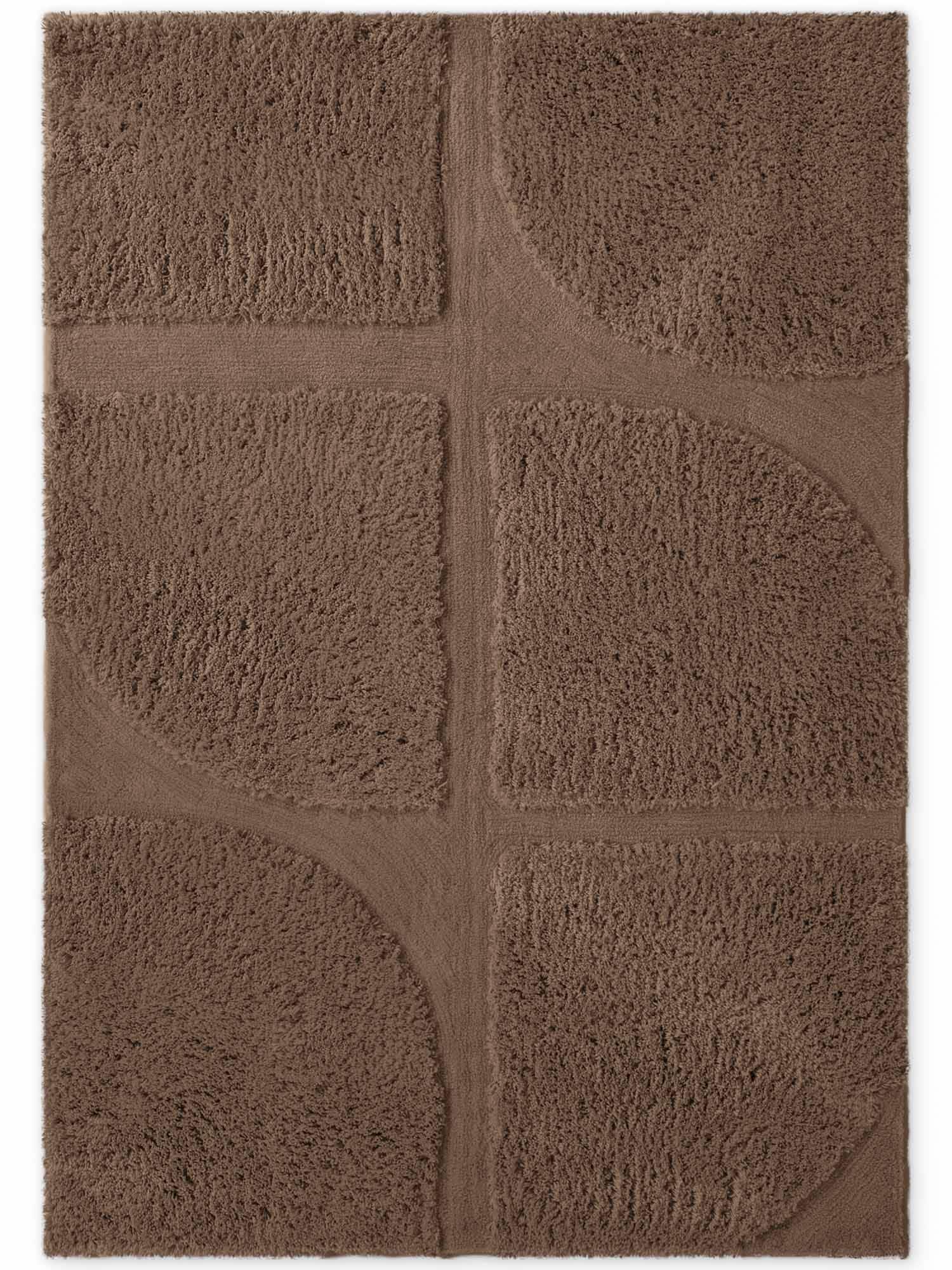 Ted Baker Hochflor-Teppich »Jasper , auch in rund« rechteckig 25 mm Höhe Hoch-Tief-Struktur, Weich, Shaggy, Modern, Wohnzimmer, Schlafzimmer