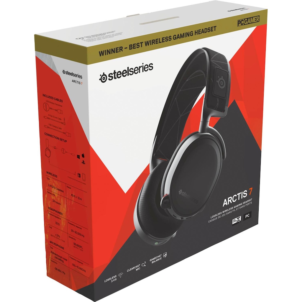 SteelSeries Gaming-Headset »Arctis 7 Wireless«, Rauschunterdrückung