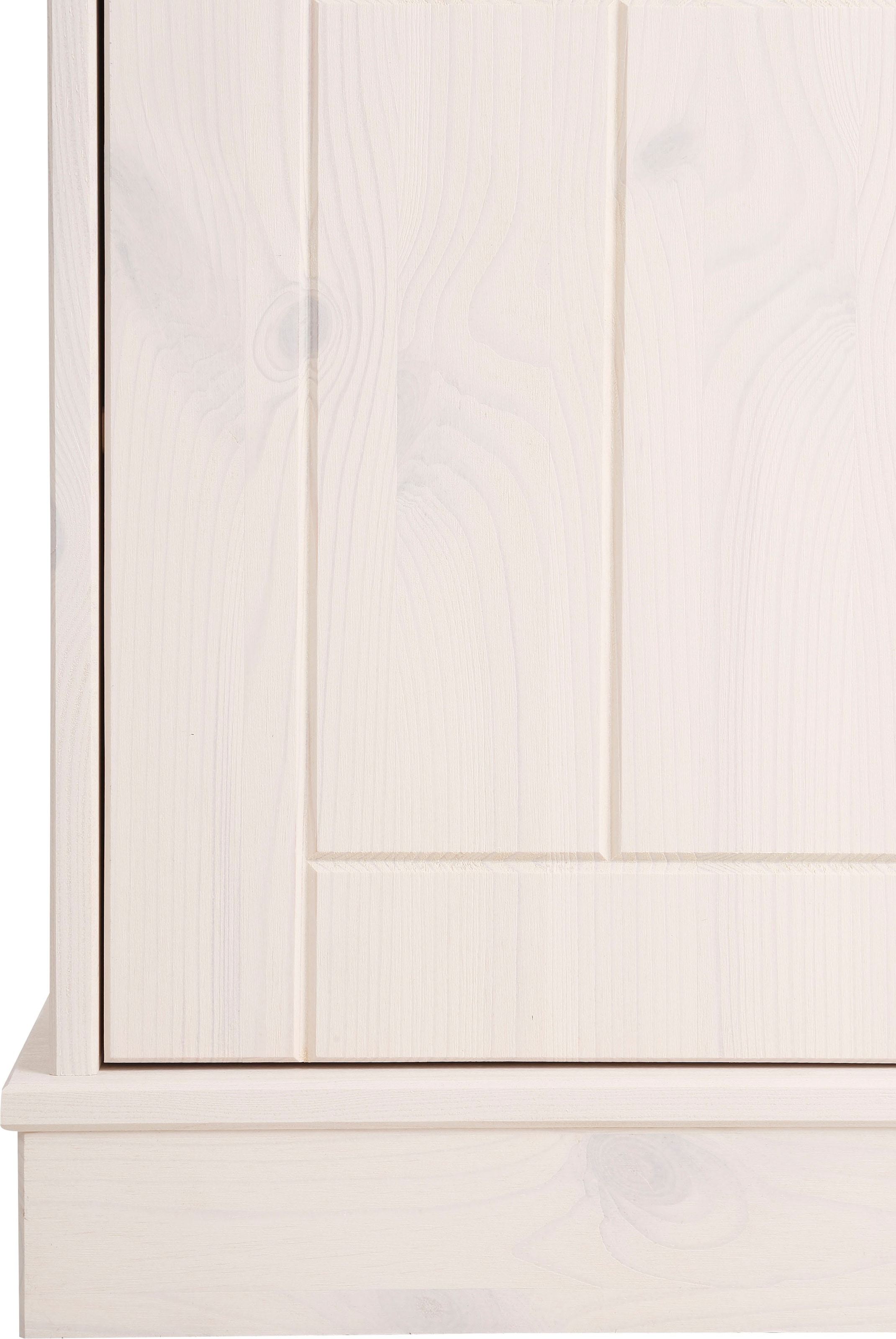 Home affaire Vitrine »Indra«, aus massiver Kiefer, FSC®, 2trg., Höhe 145 cm, dezentes Ornament