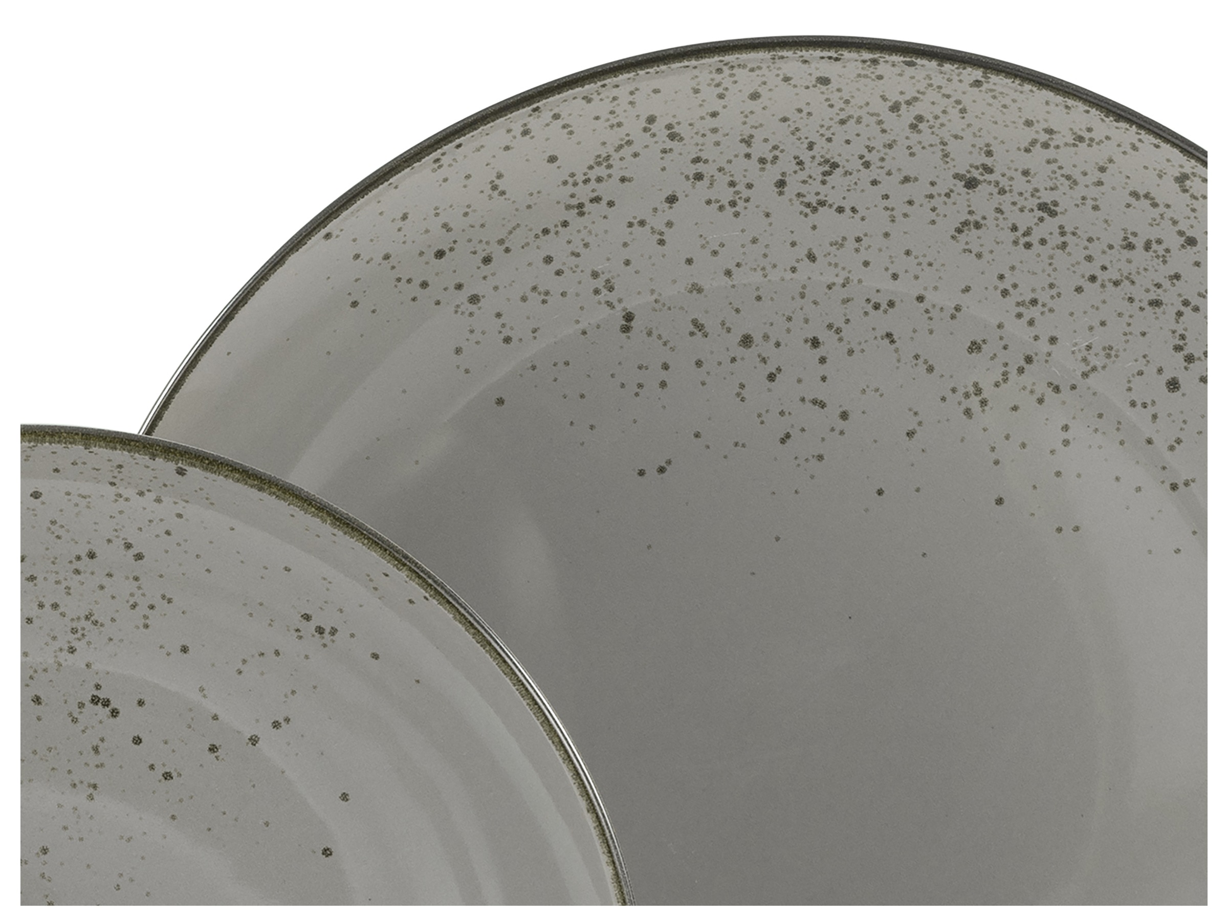 CreaTable Kombiservice »Nature Collection, Kombi-Service 16-tlg« Handwerklicher Look, Vintage