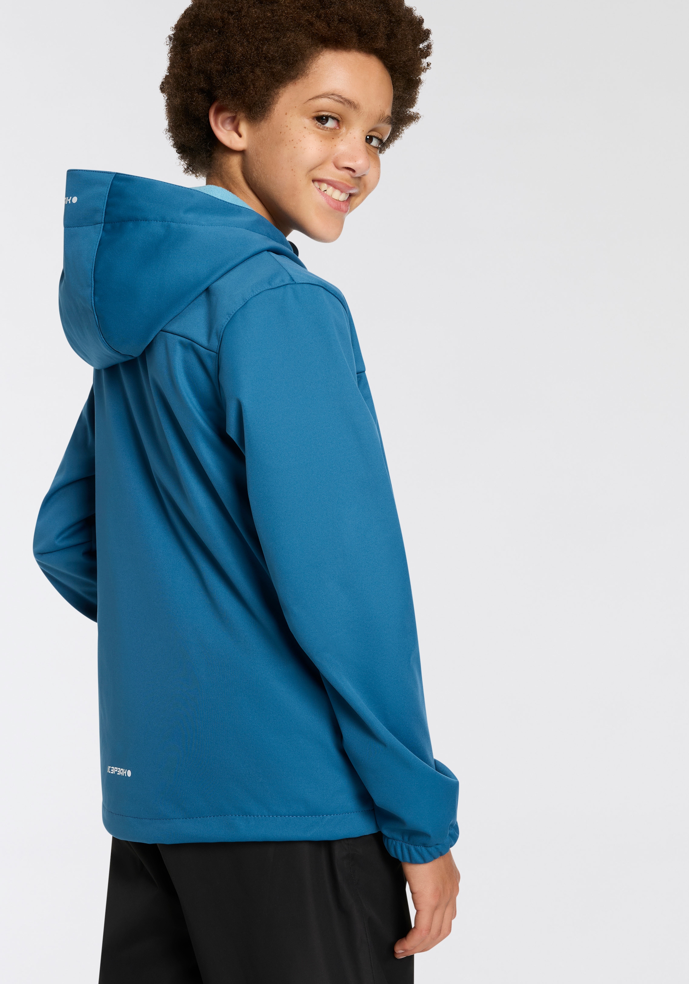 Icepeak Softshelljacke »KONAN JR«, (1 St.), mit Kapuze