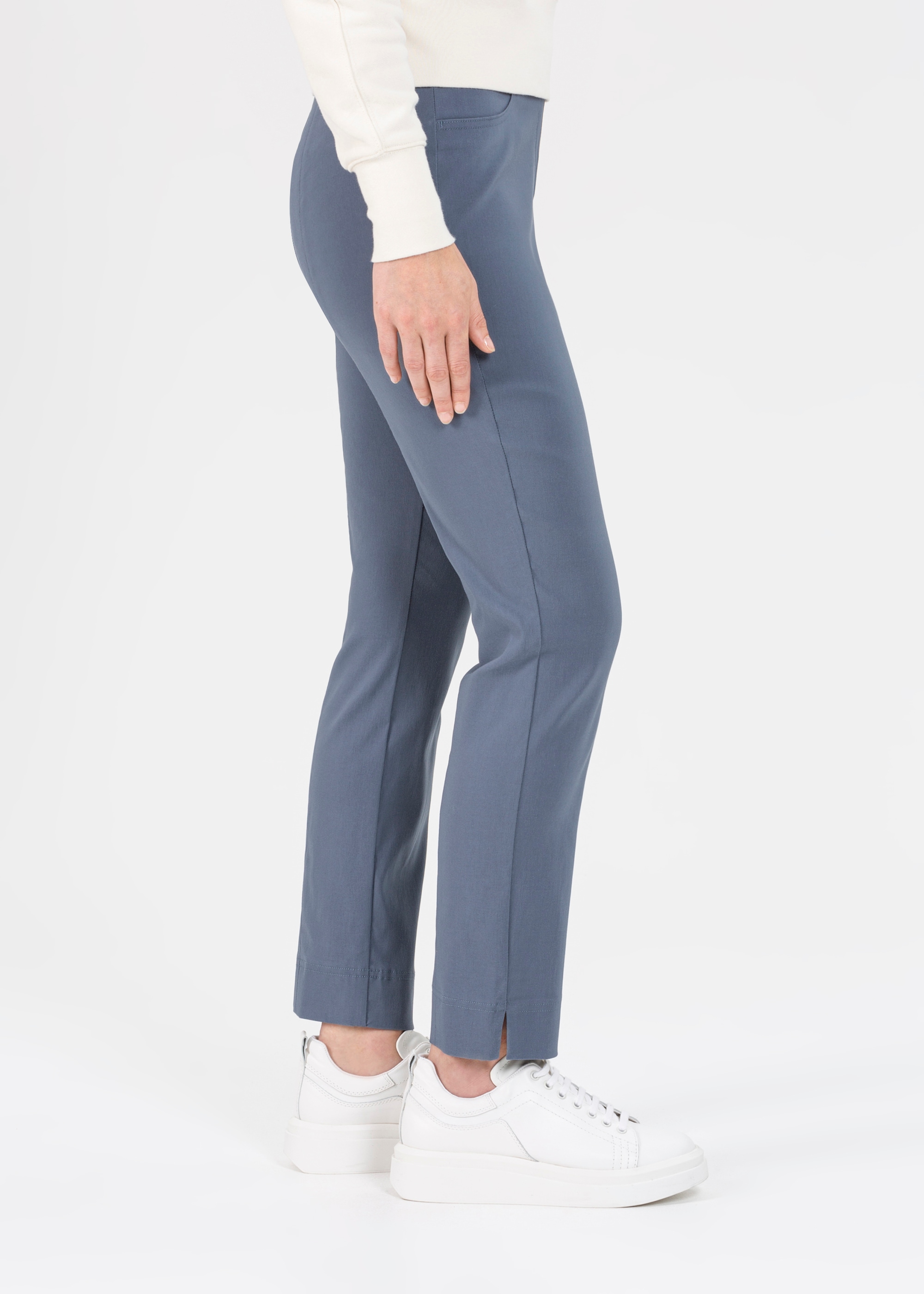 Stehmann Stoffhose »Loli«, Sommerhose mit Schlitz am Beinabschluss