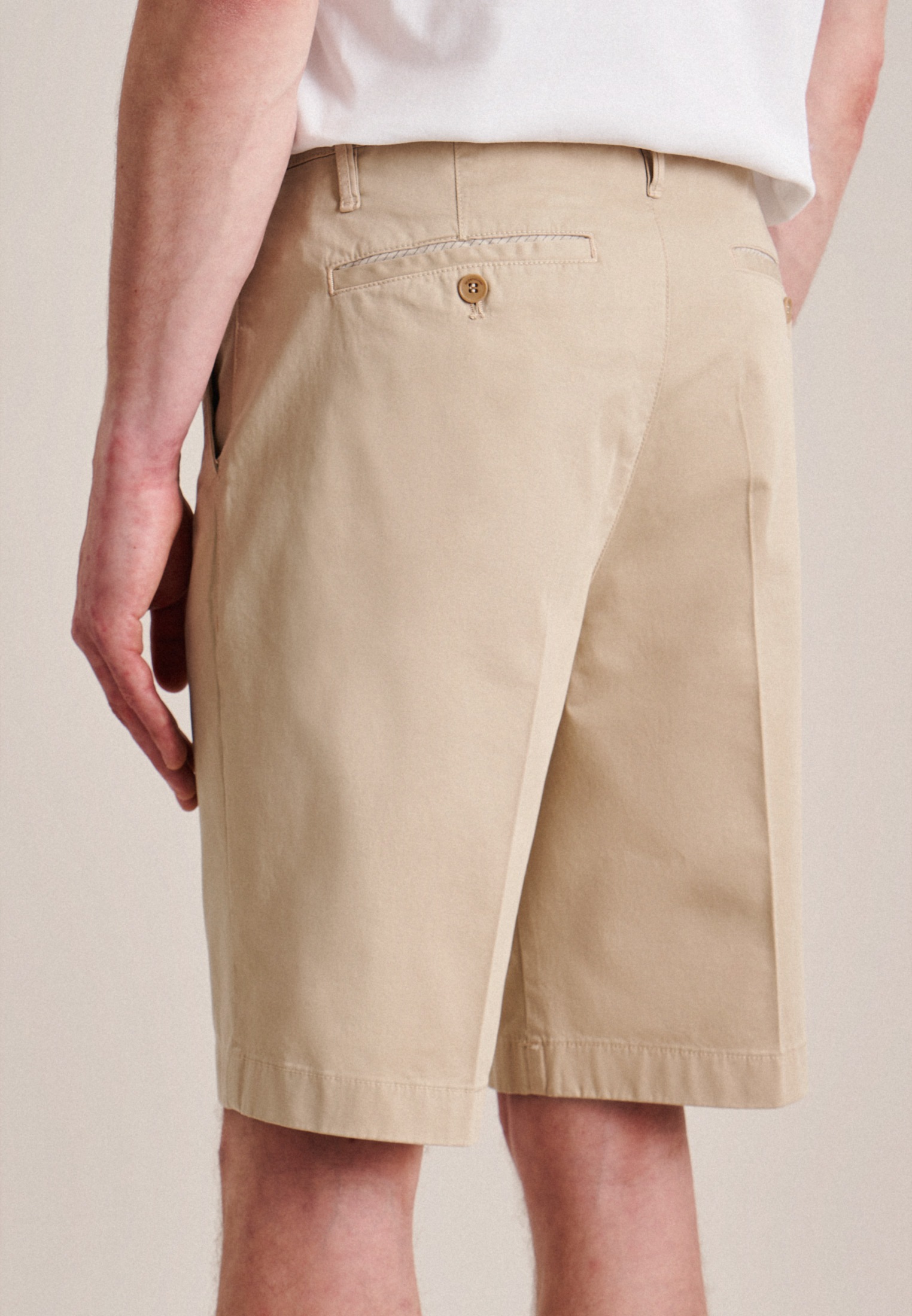 seidensticker Chinoshorts »Schwarze Rose«