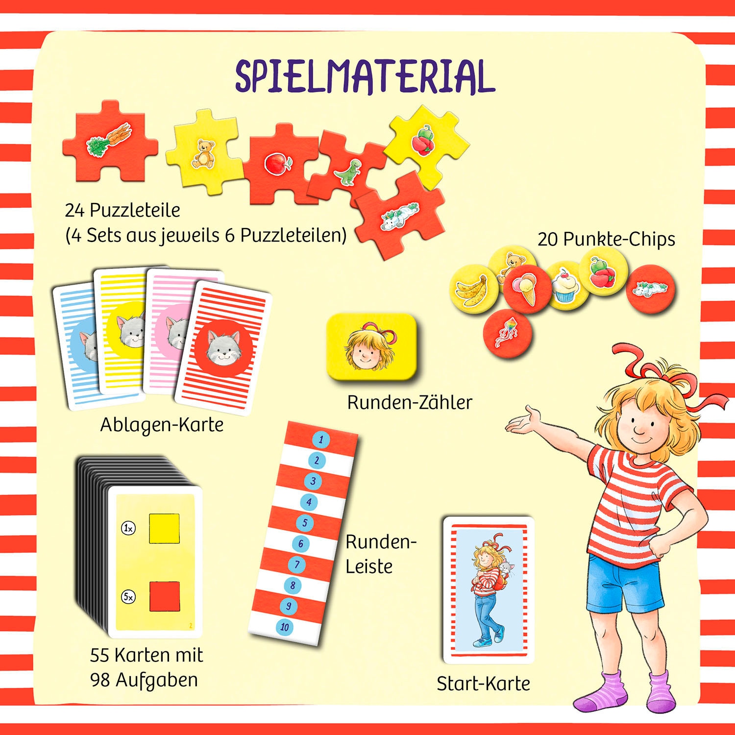 Kosmos Spiel »Meine Freundin Conni - Kunterbunter Knobelspaß«, Made in Germany