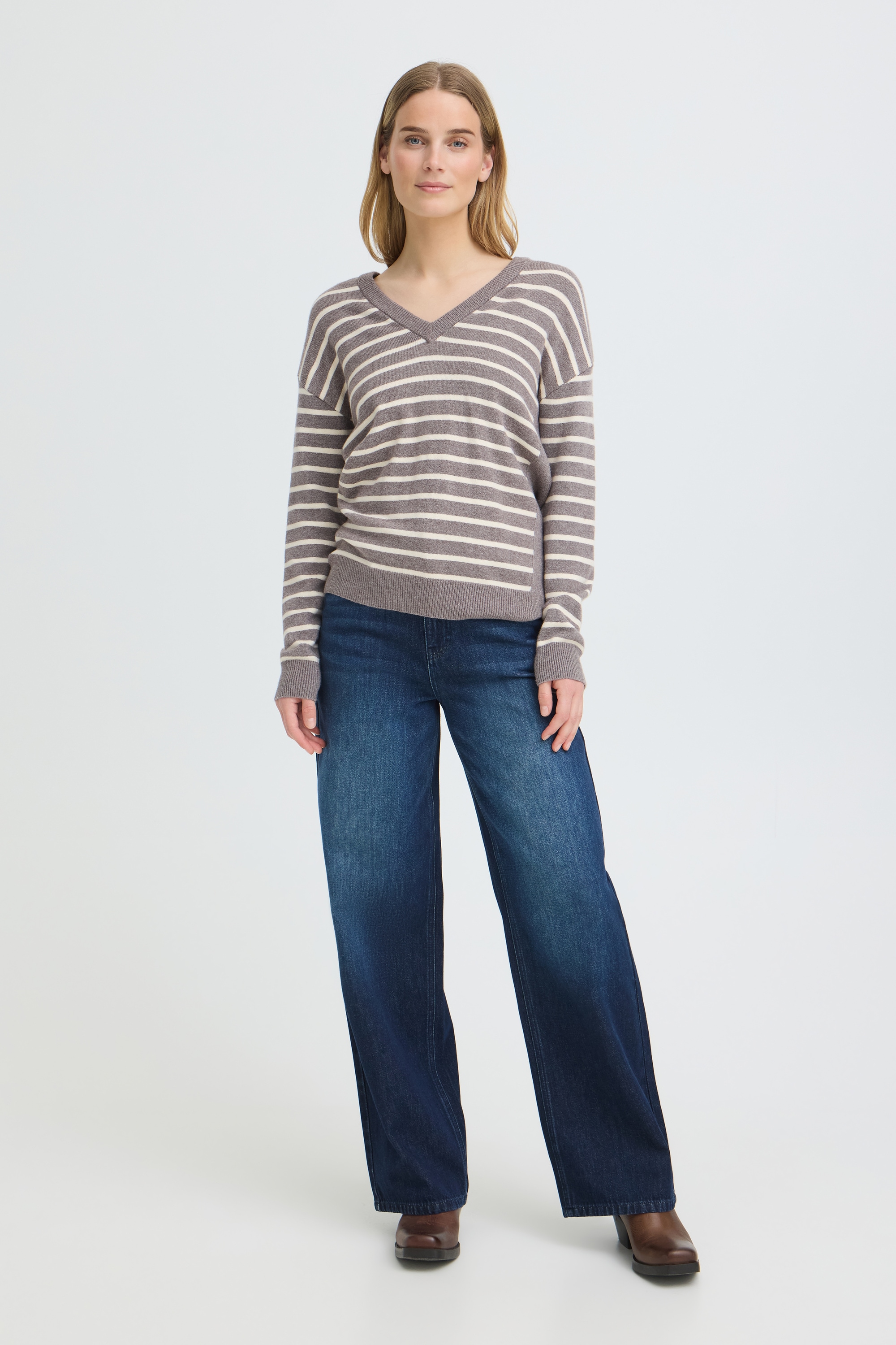 Pulz Jeans Strickpullover »Damen Langarm PZSTEFFI«