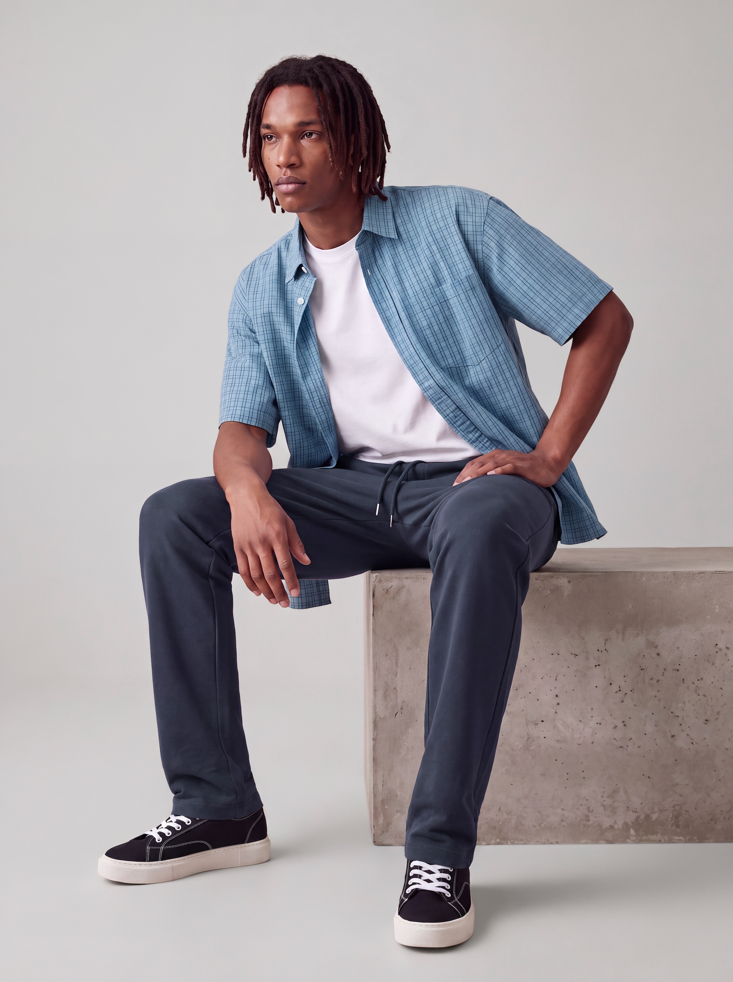 Jack & Jones Schlupfhose »JPSTKANE WILLIAM JOGGER NOOS«  Materialmix, locker geschnitten