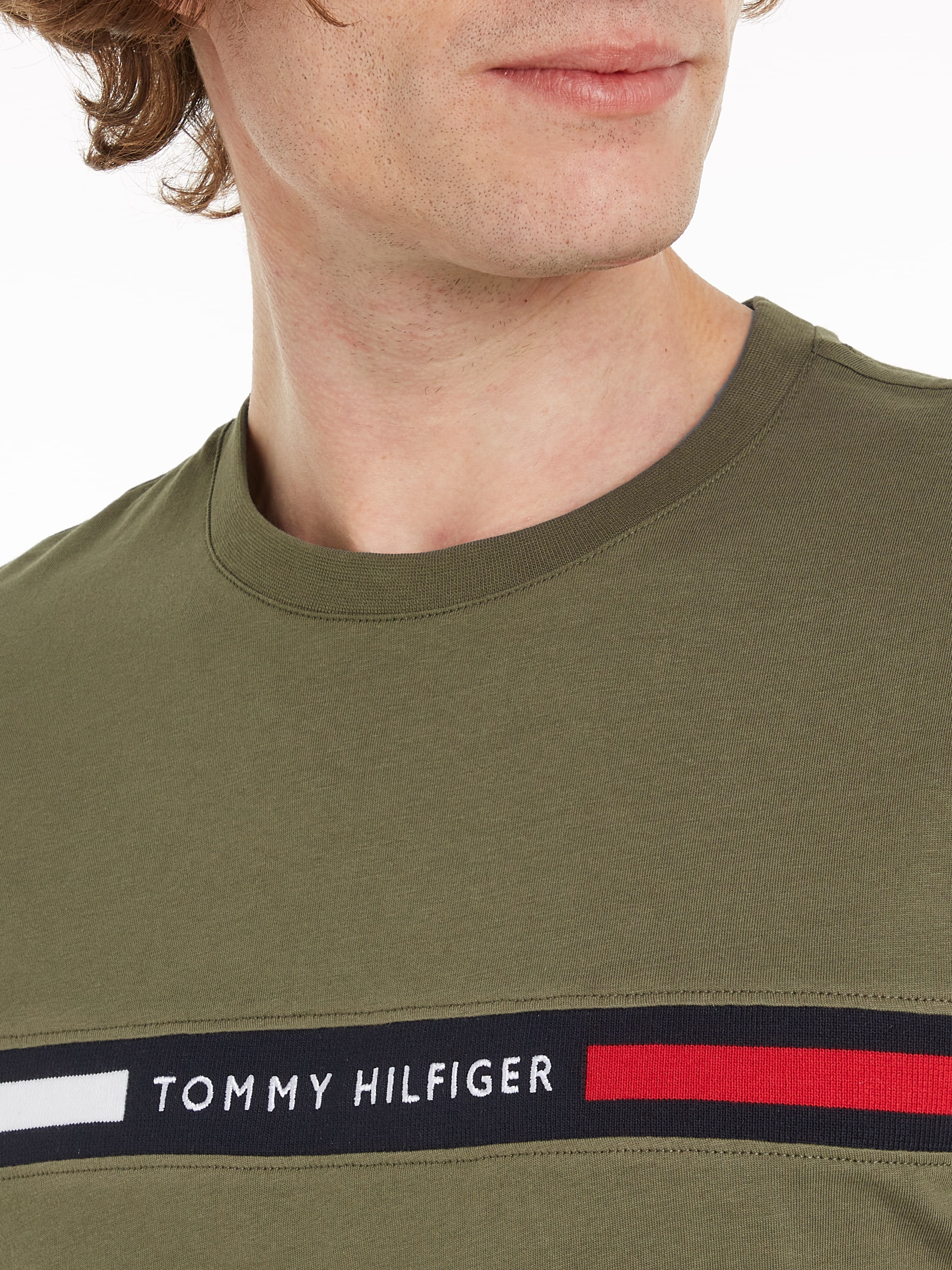 Tommy Hilfiger T-Shirt »HILFIGER CHEST INSERT TEE«