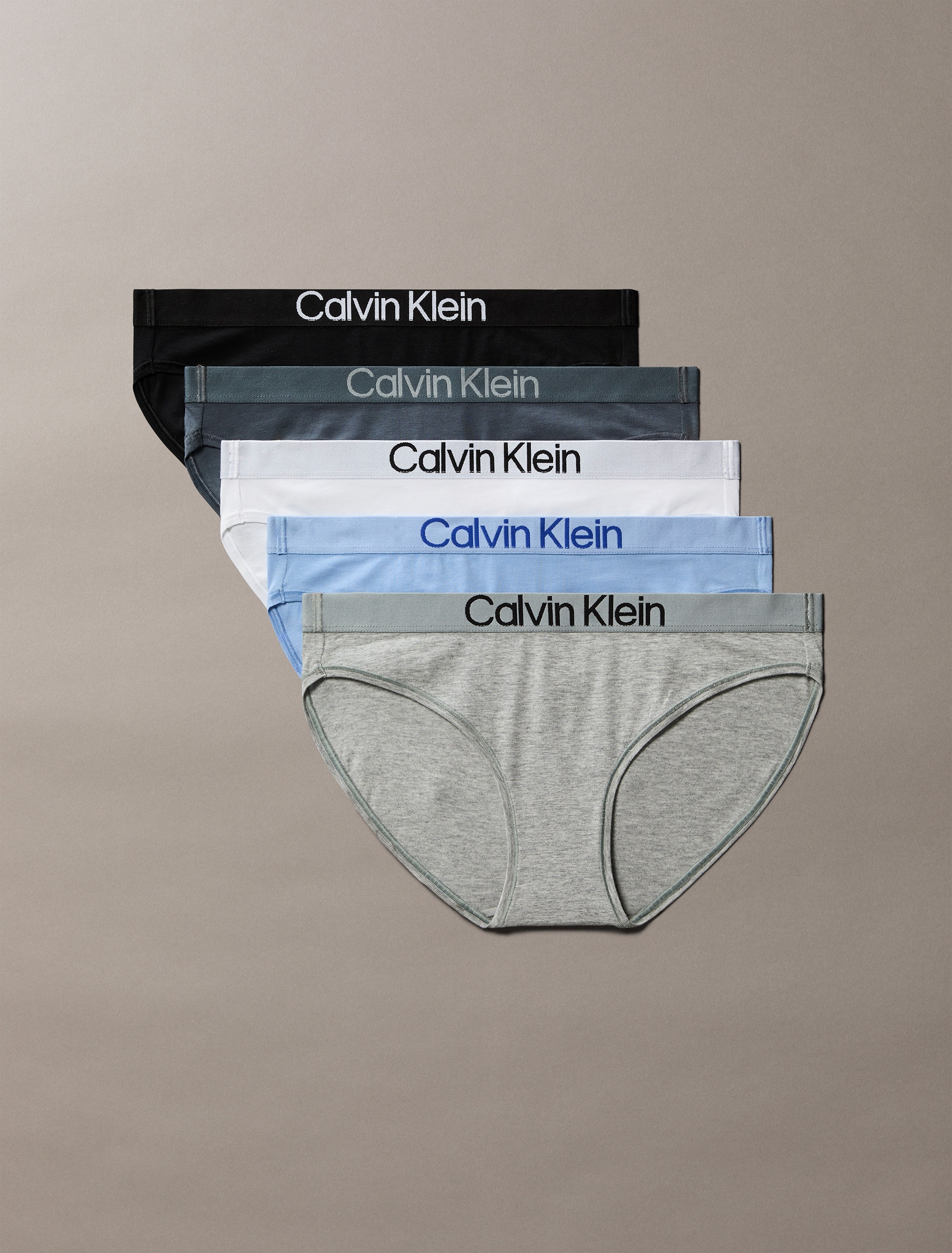 Calvin Klein Underwear Bikinislip »BIKINI 5PK«, (Packung, 5 St., 5er-Pack), Mit elastischem Bund
