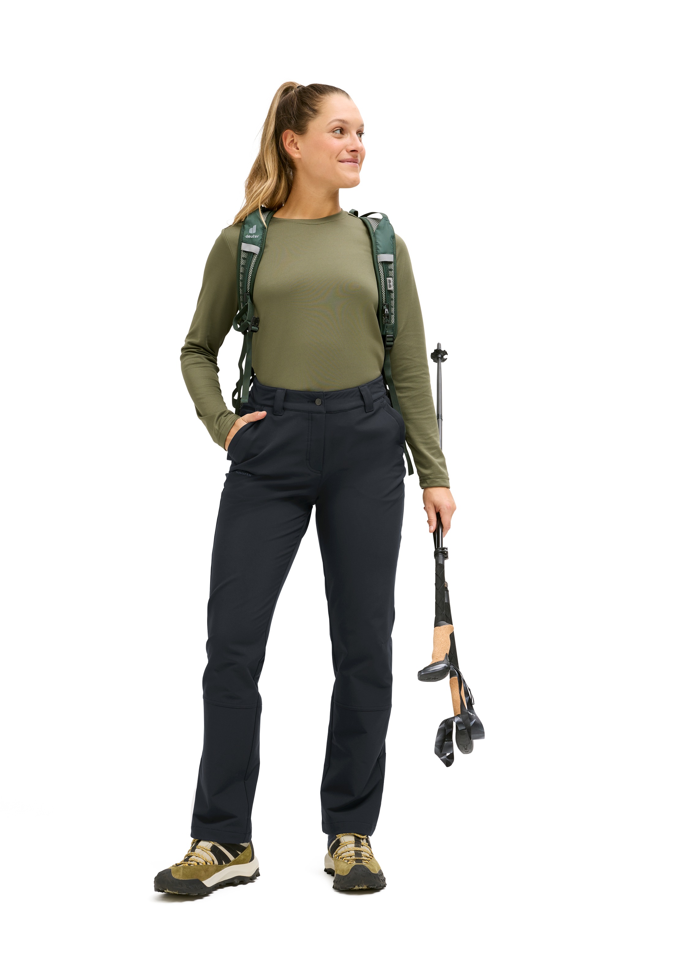 Maier Sports Outdoorhose »DA-HOSE EL. ESSENTIAL FLEX W«  sportlicher Stil, für aktive Einsätze, aus Polyester und Elasthan
