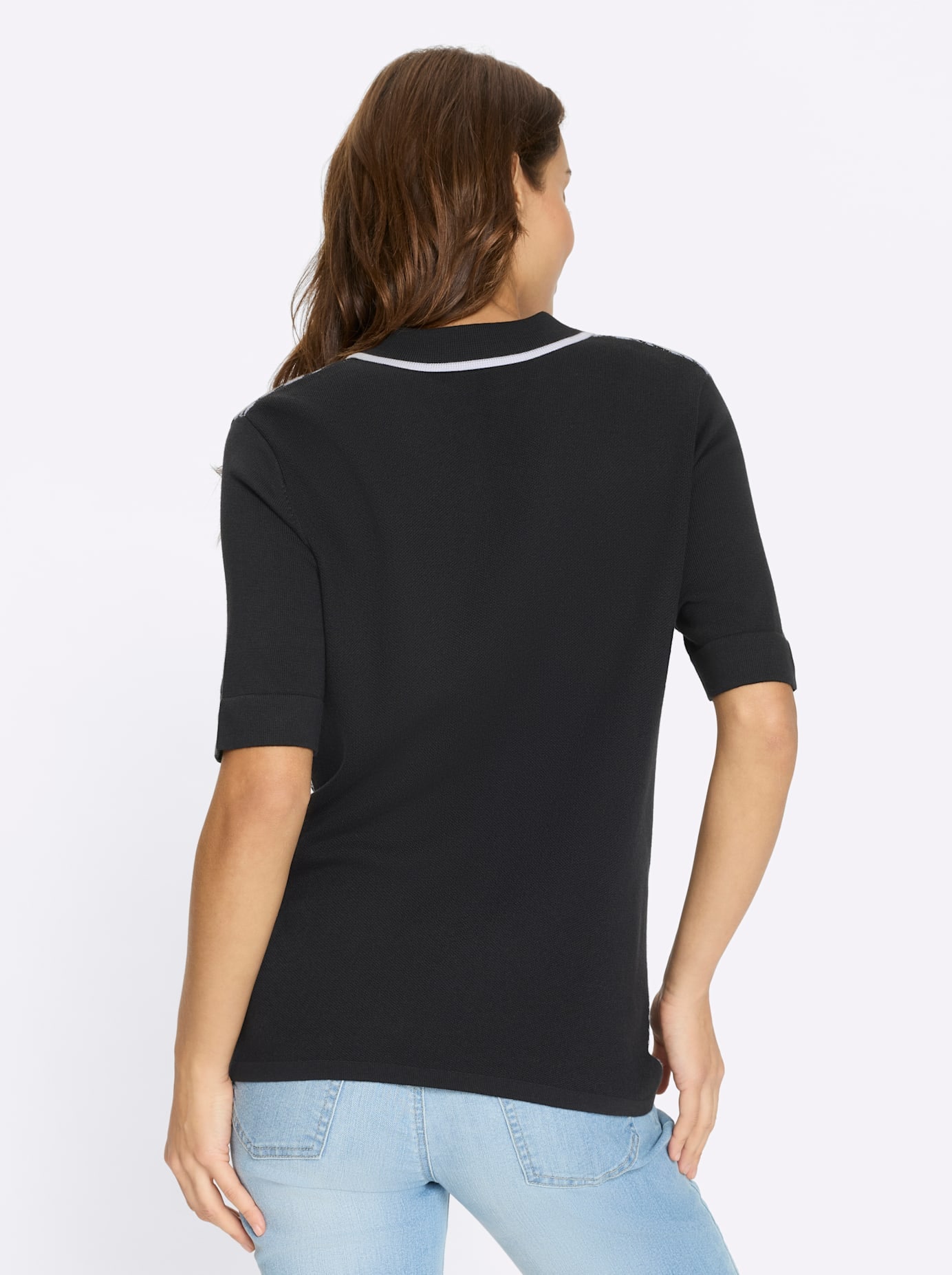 Inspirationen Polokragenpullover »Polopullover«