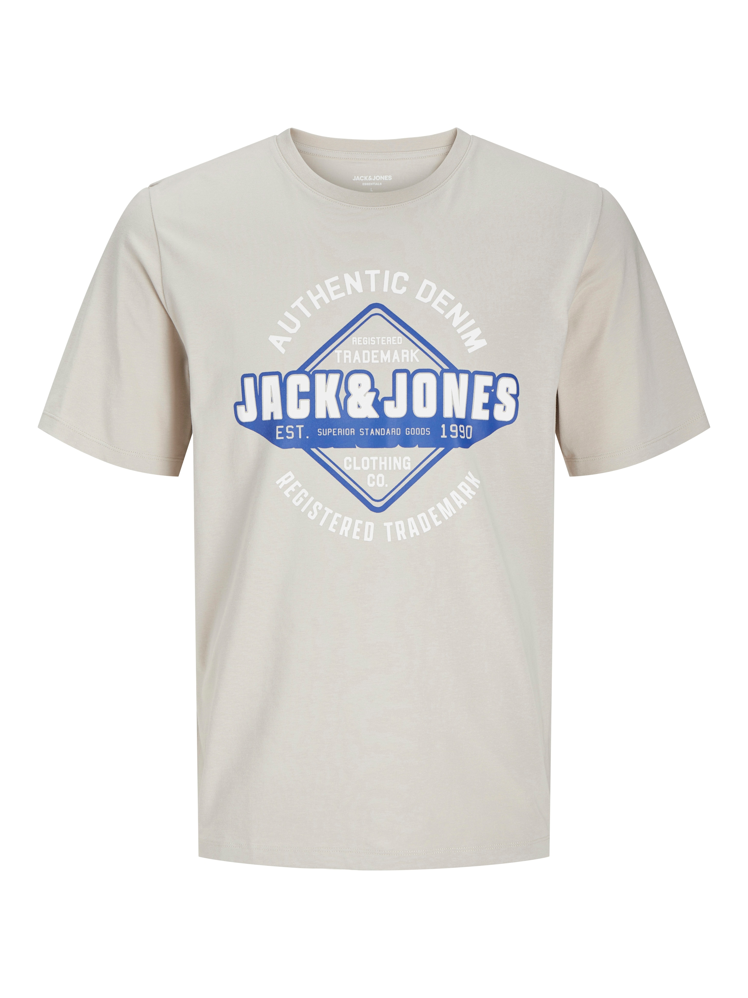 Jack & Jones PlusSize Rundhalsshirt »JJELOGO TEE SS O-NECK 2COL S25 5P MP PLS«, (5 tlg.)