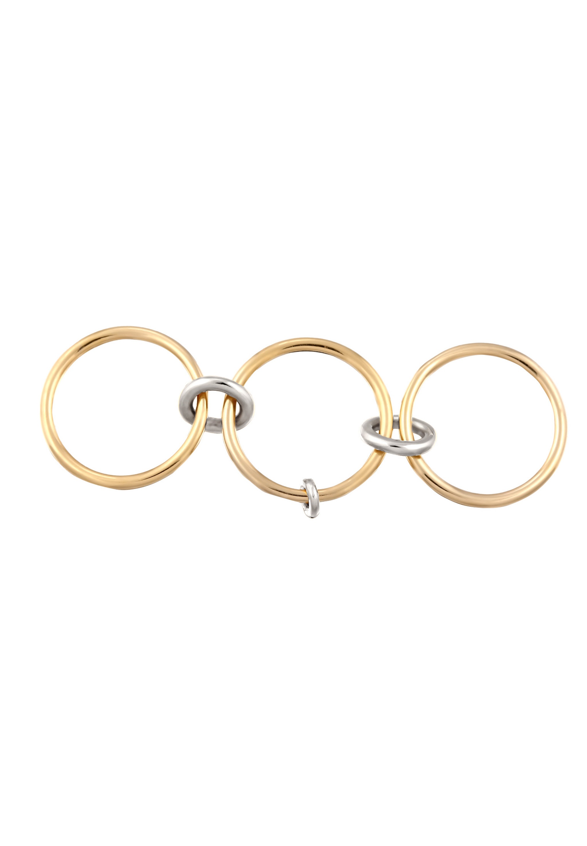 Elli Silberring »Ring Bandring Stapellook 925 Sterling Silber«