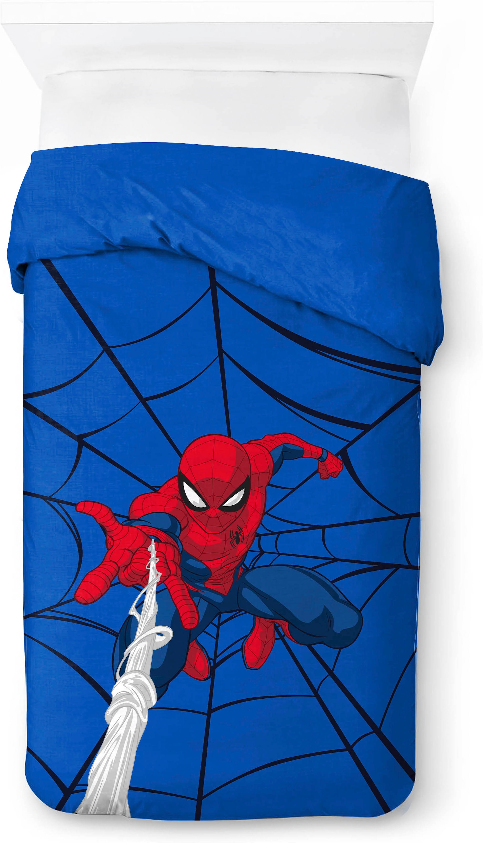 Spiderman Kinderbettwäsche »SpiderMan Webtastic« 2 100% Baumwolle