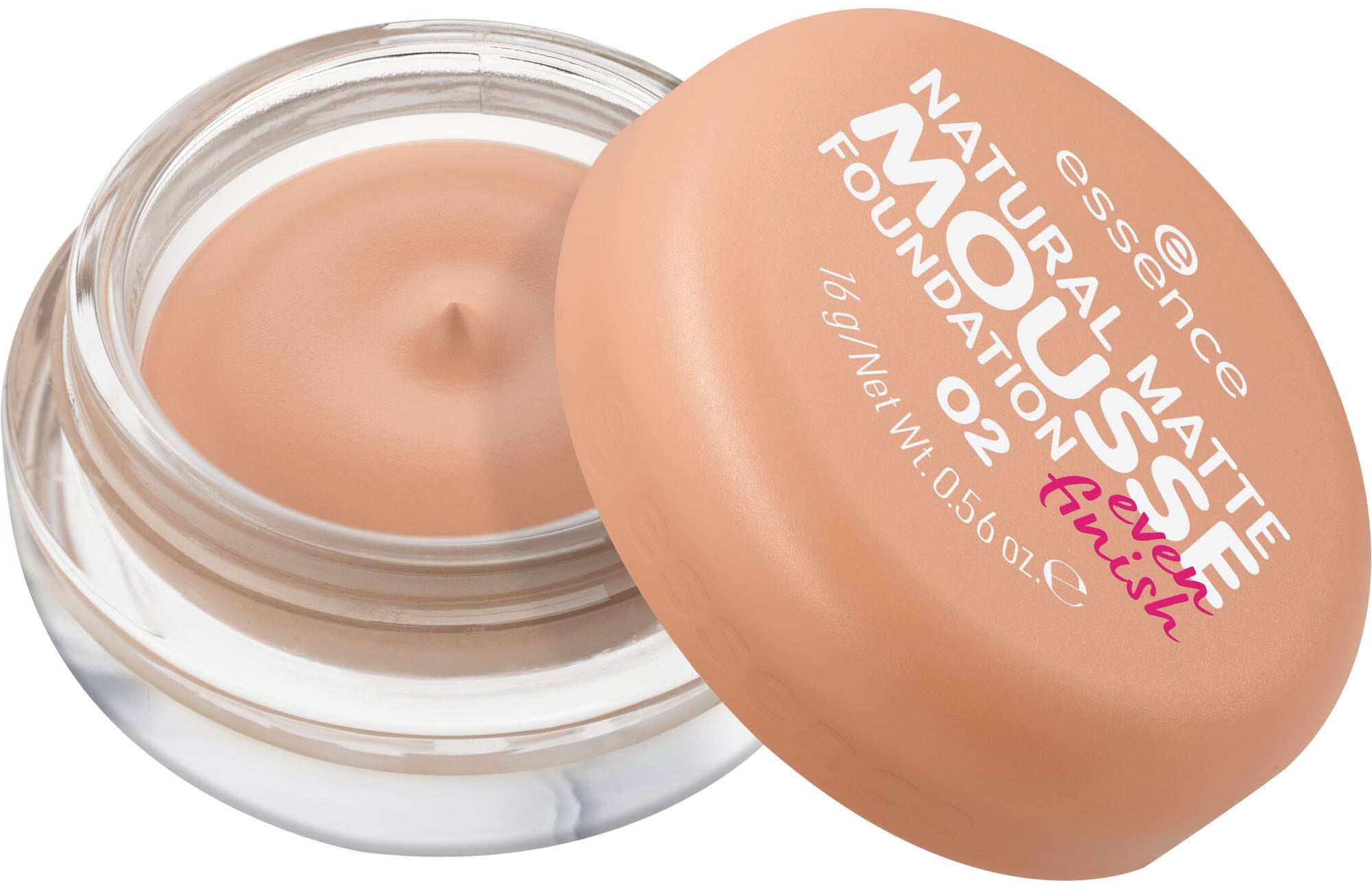 Essence Foundation »NATURAL MATTE MOUSSE FOUNDATION«, (3er Pack)