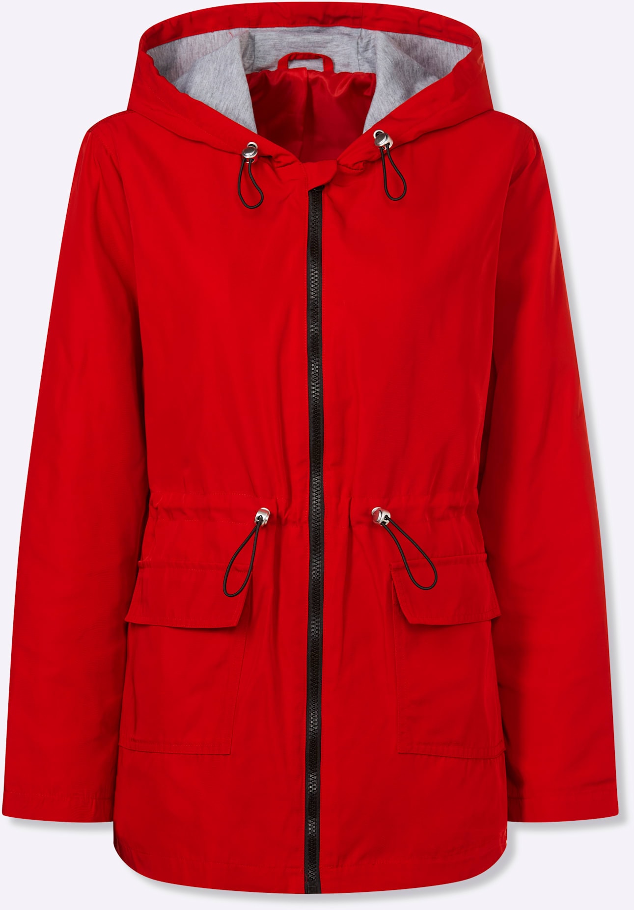 Classic Basics Langjacke mit Kapuze