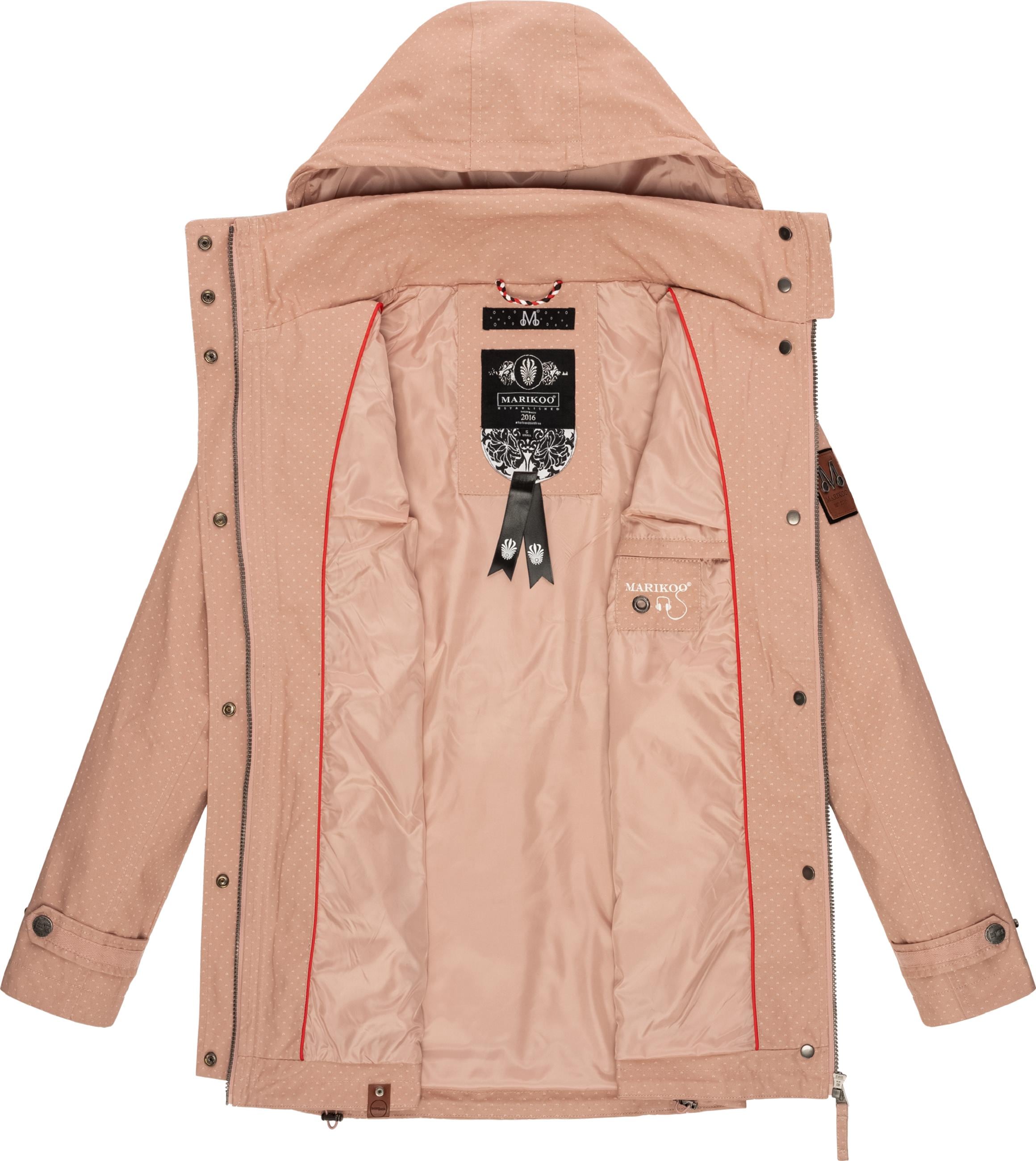 Marikoo Outdoorjacke »Übergangsjacke Nyokoo«, mit Kapuze