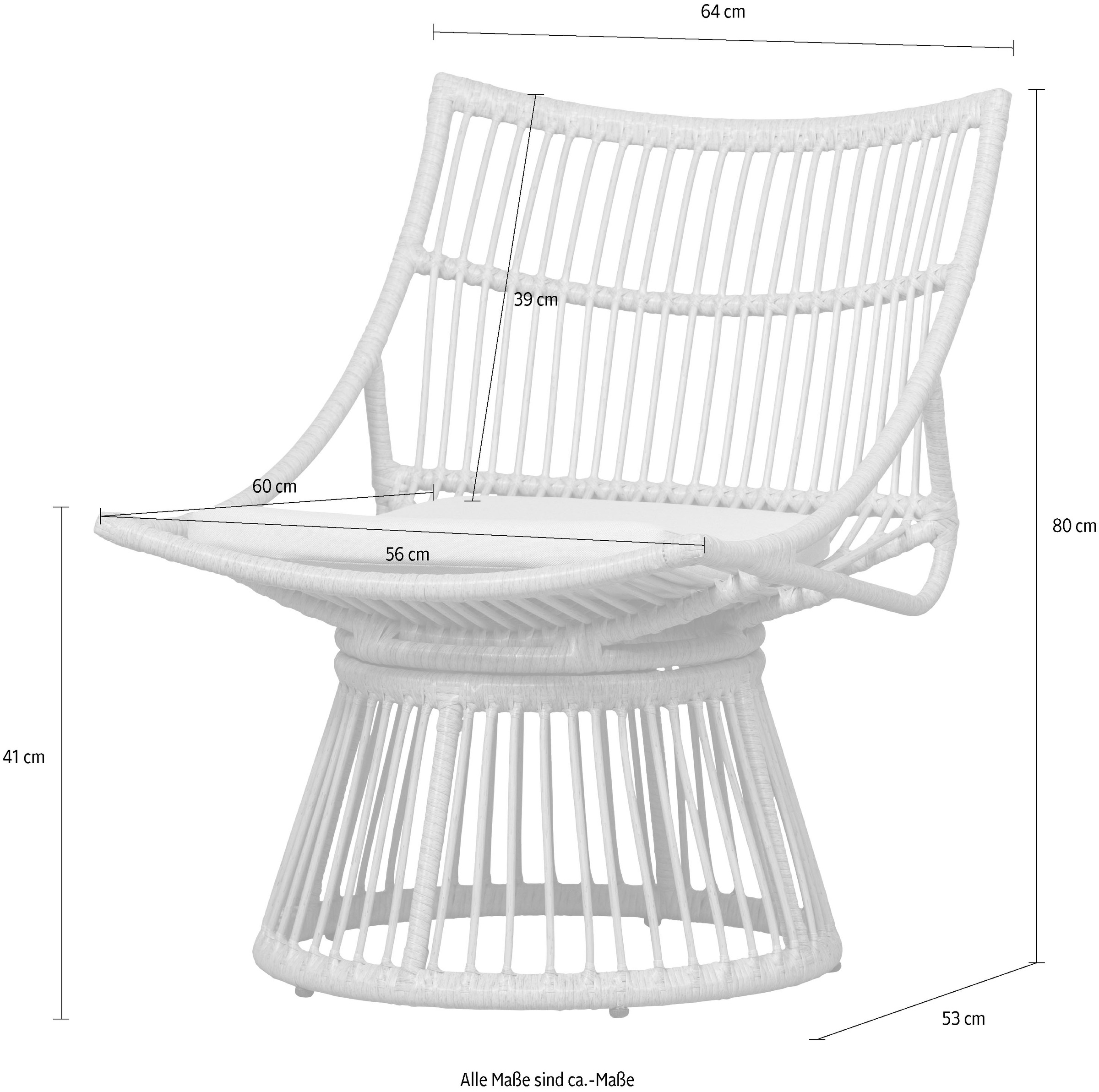 WOOOD Rattanstuhl ()