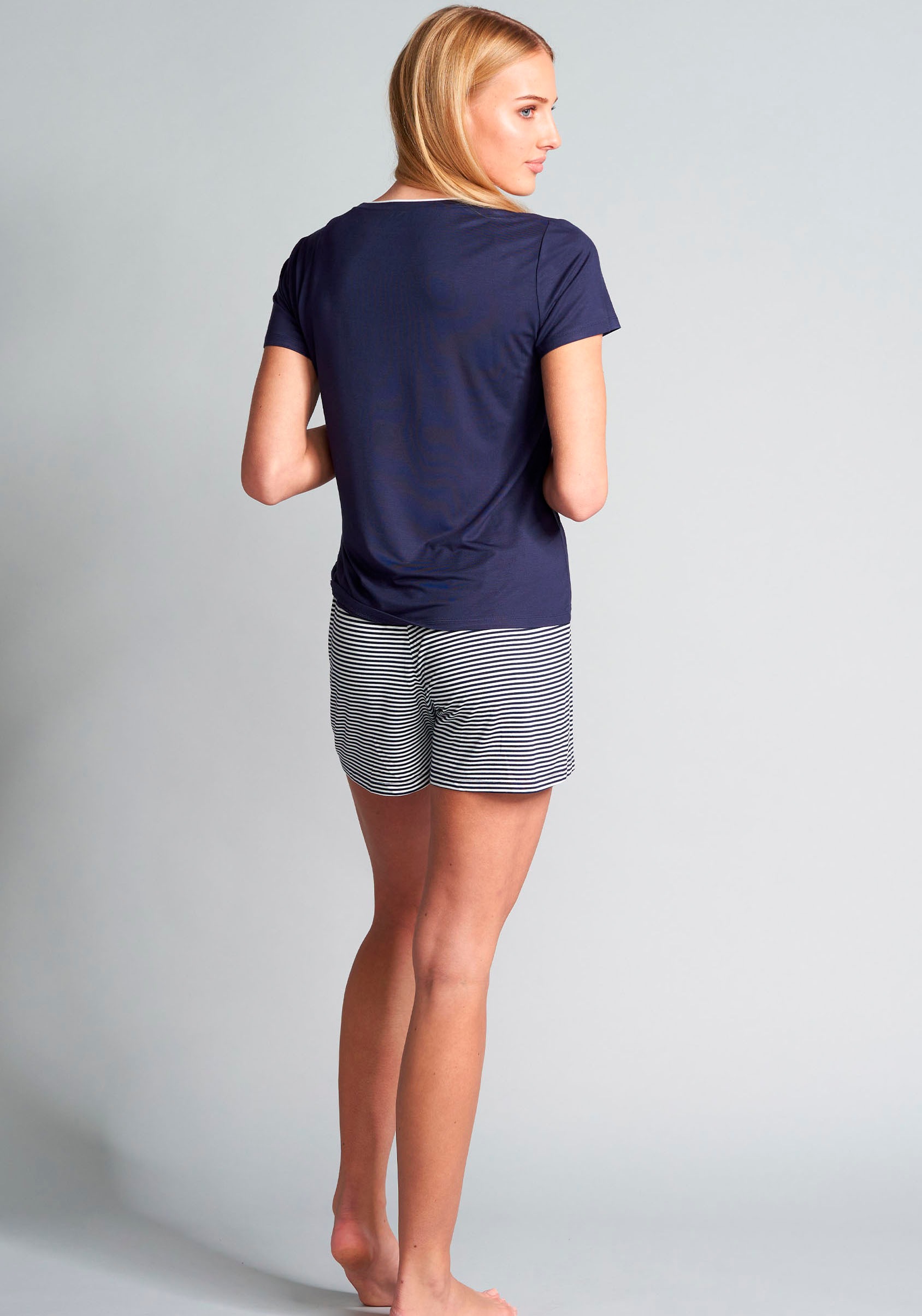 TOM TAILOR Shorty, (2 tlg.), mit lockerem Shirt und Shorts