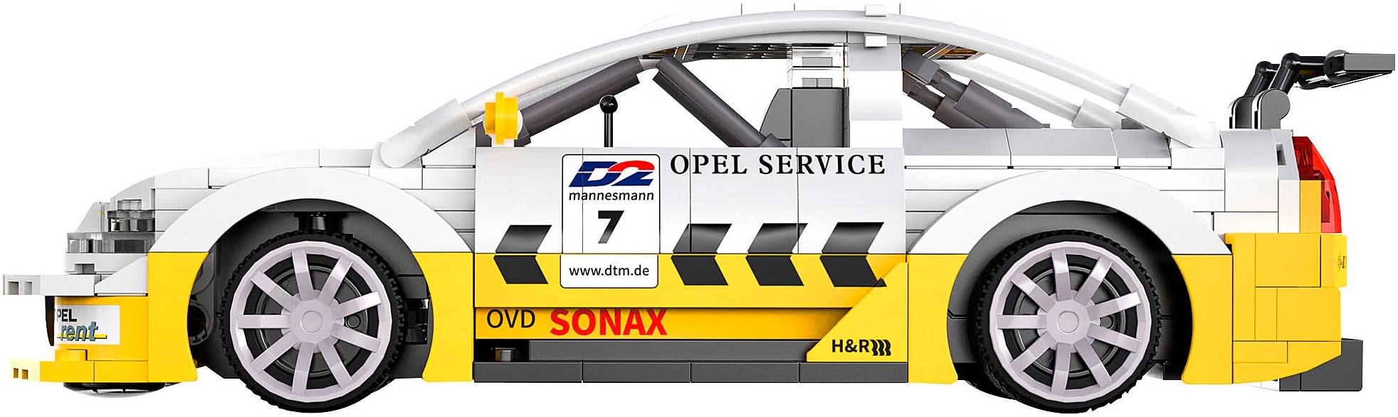 Jamara RC-Auto »CaDA, Opel Astra V8 Coupe 1:20 weiß 2,4GHz Bricks«