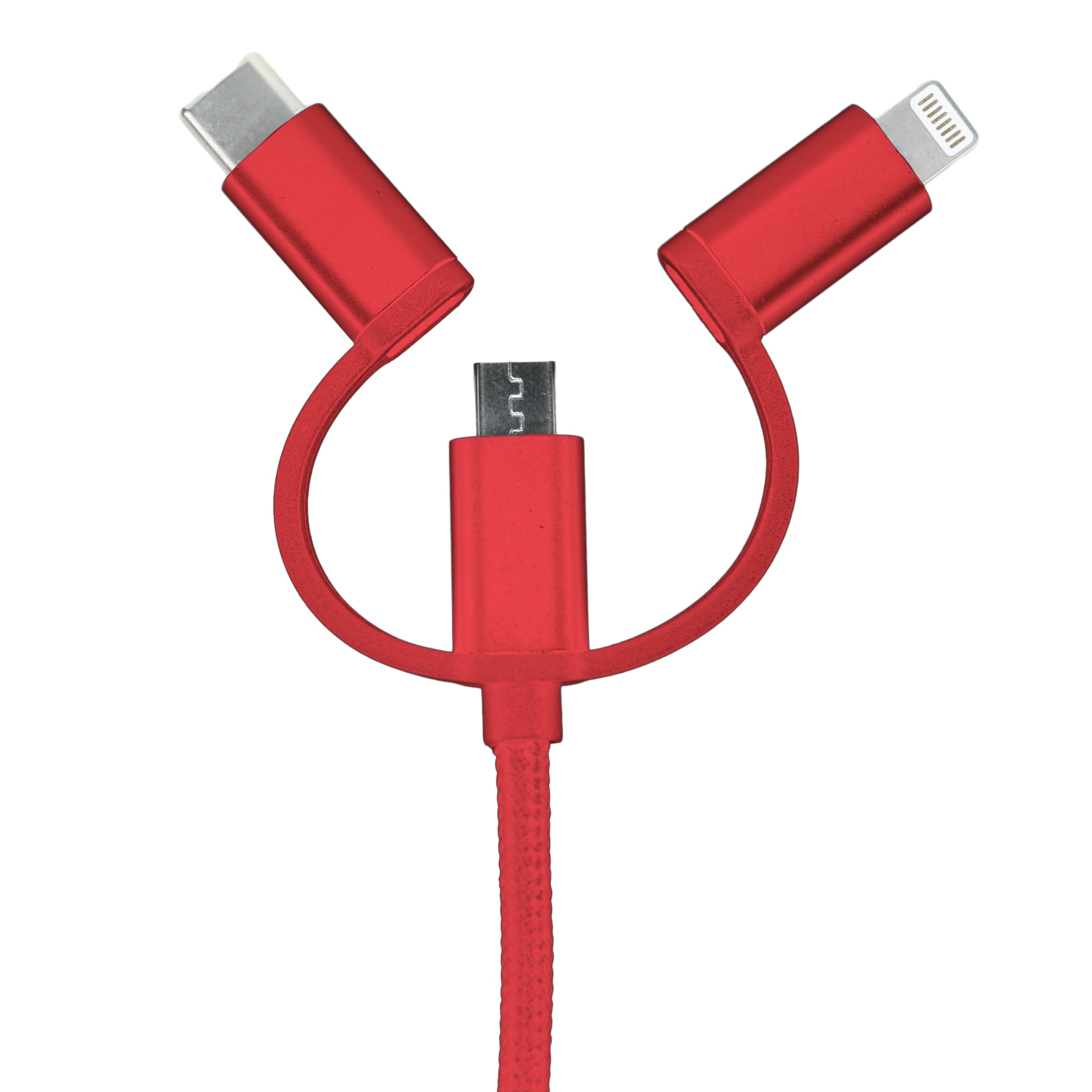 be cool USB-Kabel »Lade- und Datenkabel 3in1«, Lightning-Micro-USB-USB Typ C, USB Typ A, 100 cm