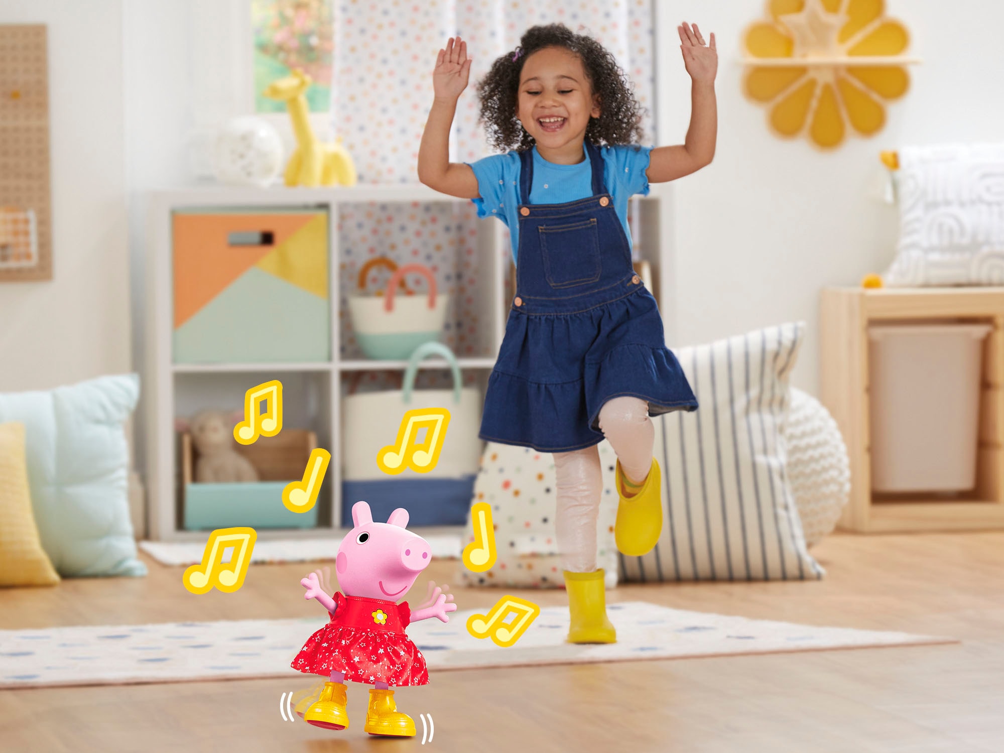 Hasbro Stehpuppe »Peppa Pig, Peppas Matschepfützen-Party«, mit Funktionen