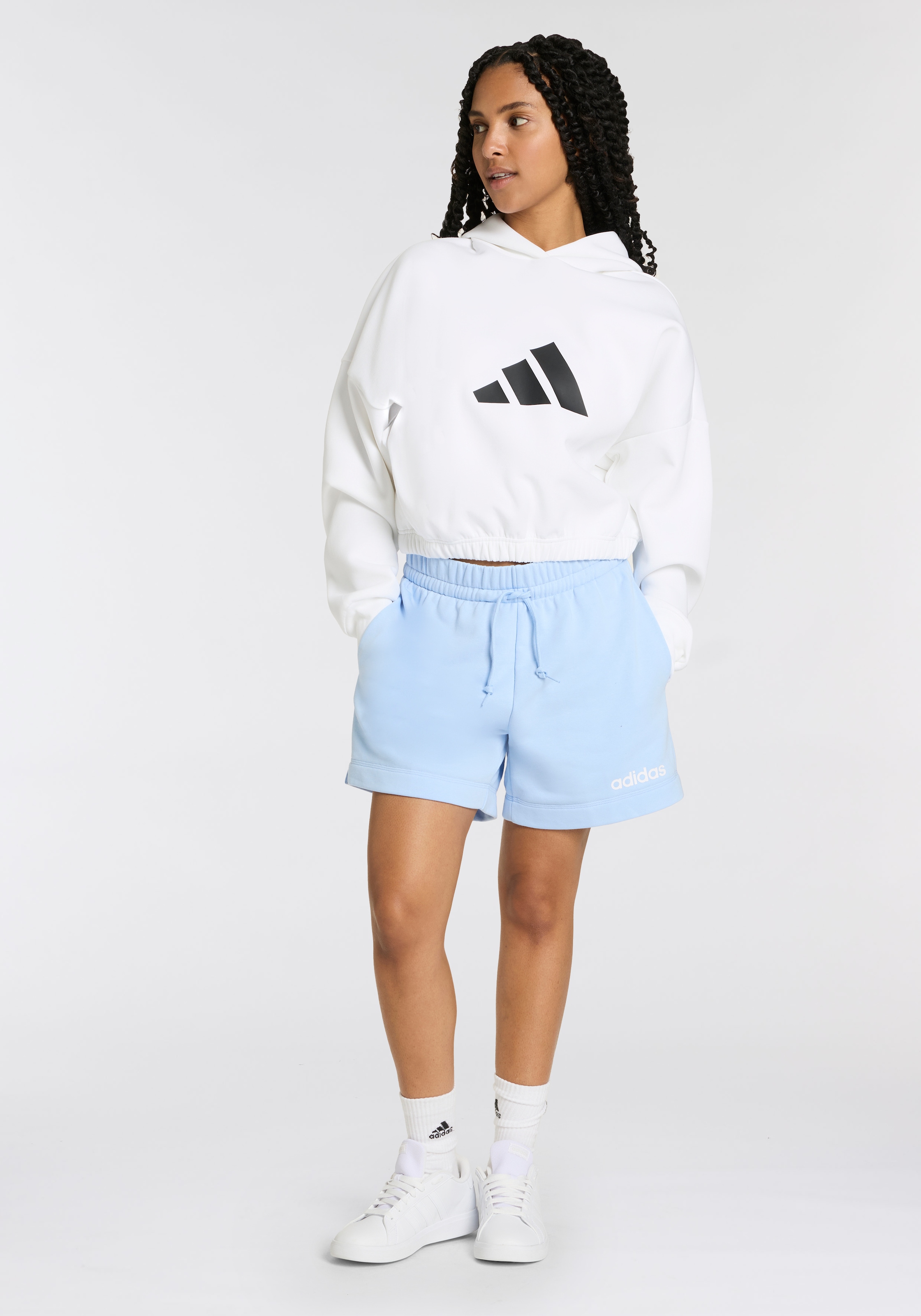 adidas Sportswear Shorts »W LIN FT SHO«, (1 tlg.)