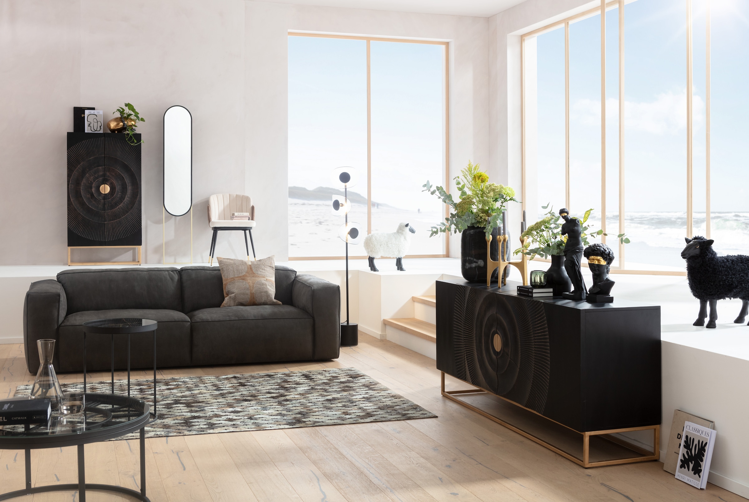 Kare Design Dekofigur »Bathilde Schwarz 48cm«