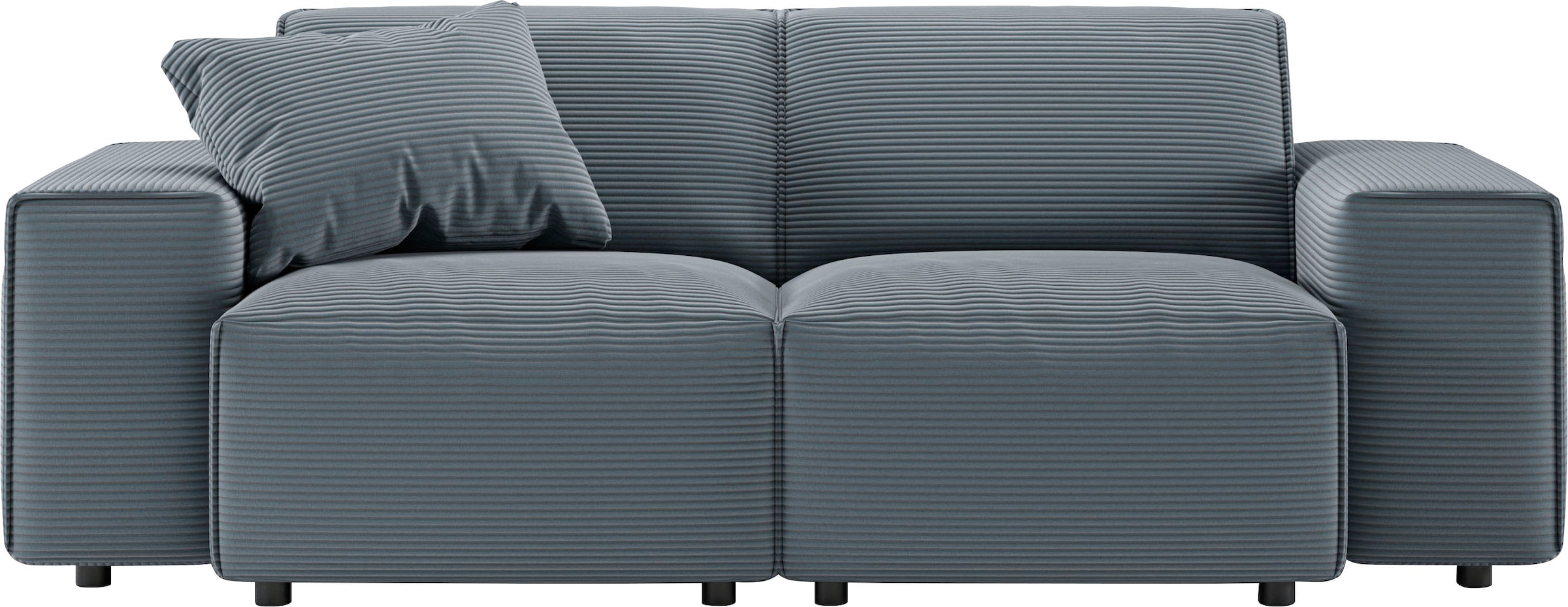 Home affaire 2-Sitzer »Glimminge auch in Breitcord + Feincord + Easy care-Bezug« besondere Kedernähte, , Zierkissen