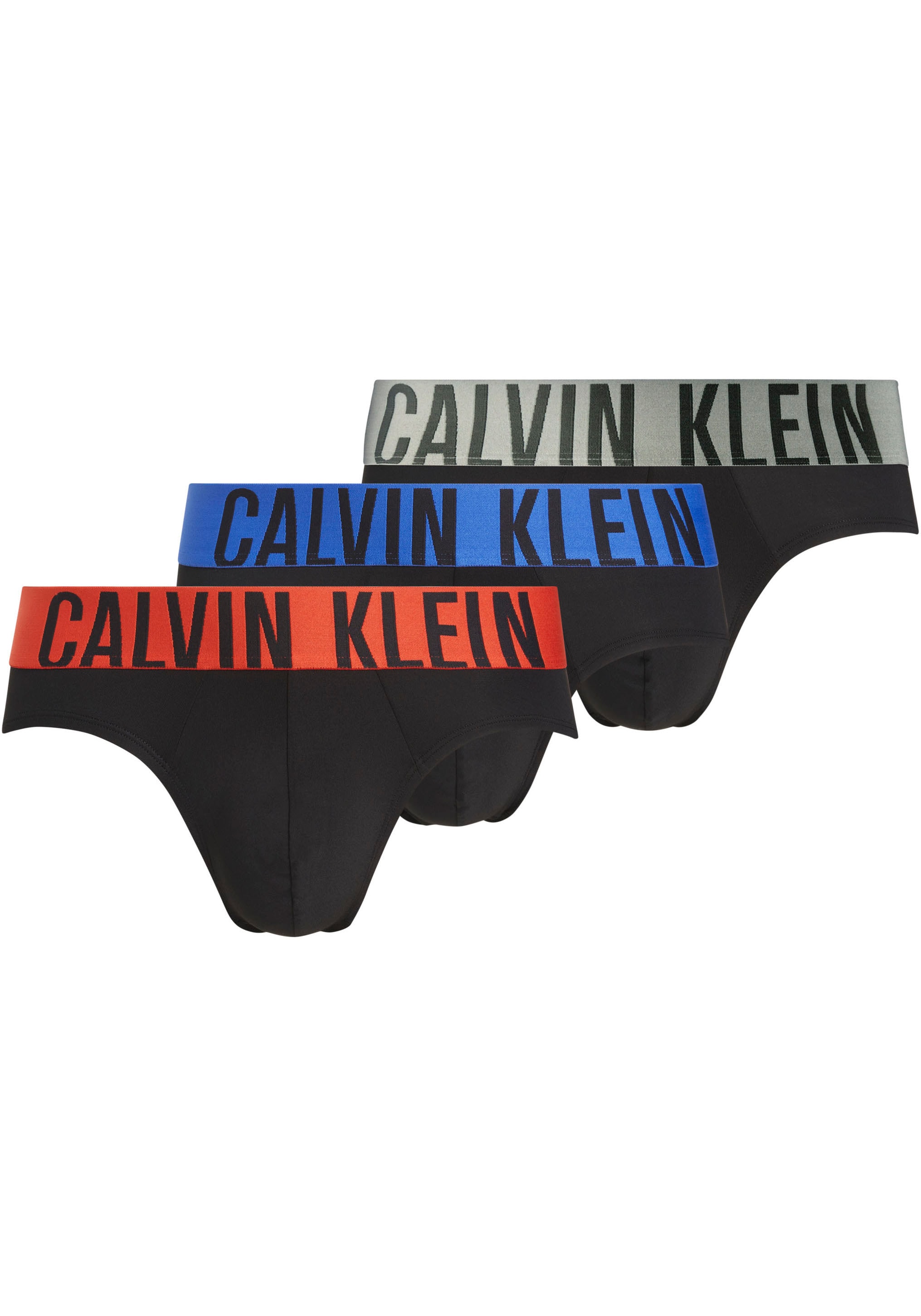Calvin Klein Underwear Slip »HIP BRIEF 3PK«, (Packung, 3 St., 3er), mit Logo-Stretchbund