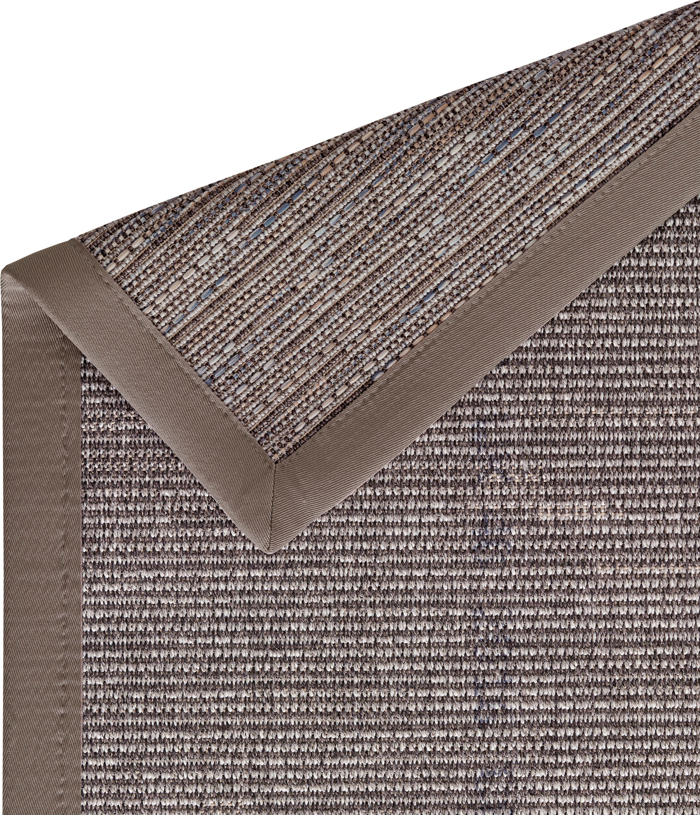 Dekowe Teppich »Naturino Effekt«, rechteckig, 8 mm Höhe, Flachgewebe, Sisal-Optik, mit Bordüre, In- und Outdoor geeignet