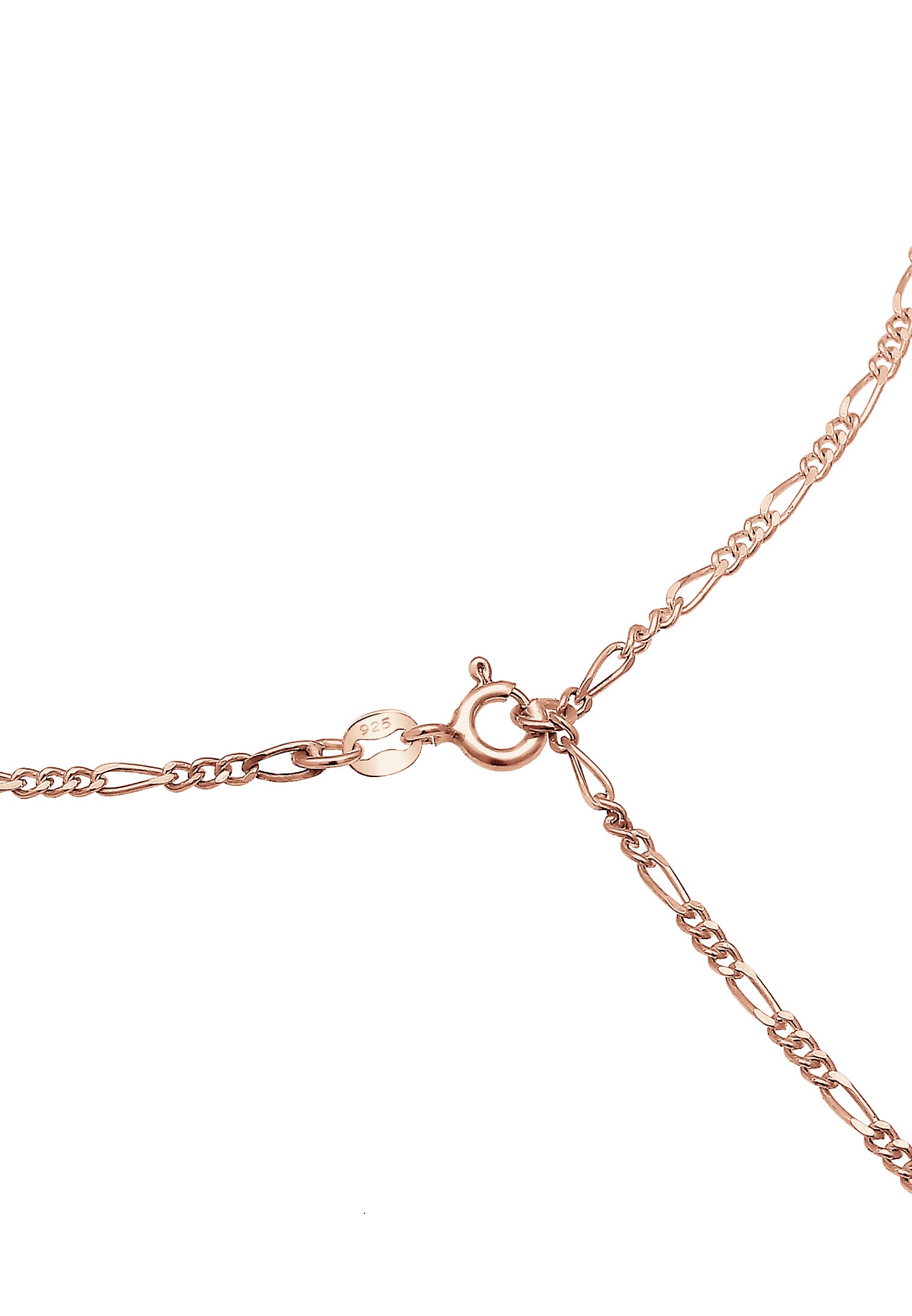Elli Y-Kette »Halskette Y-Kette Figaro Basic Trend Verstellbar 925 Silber«
